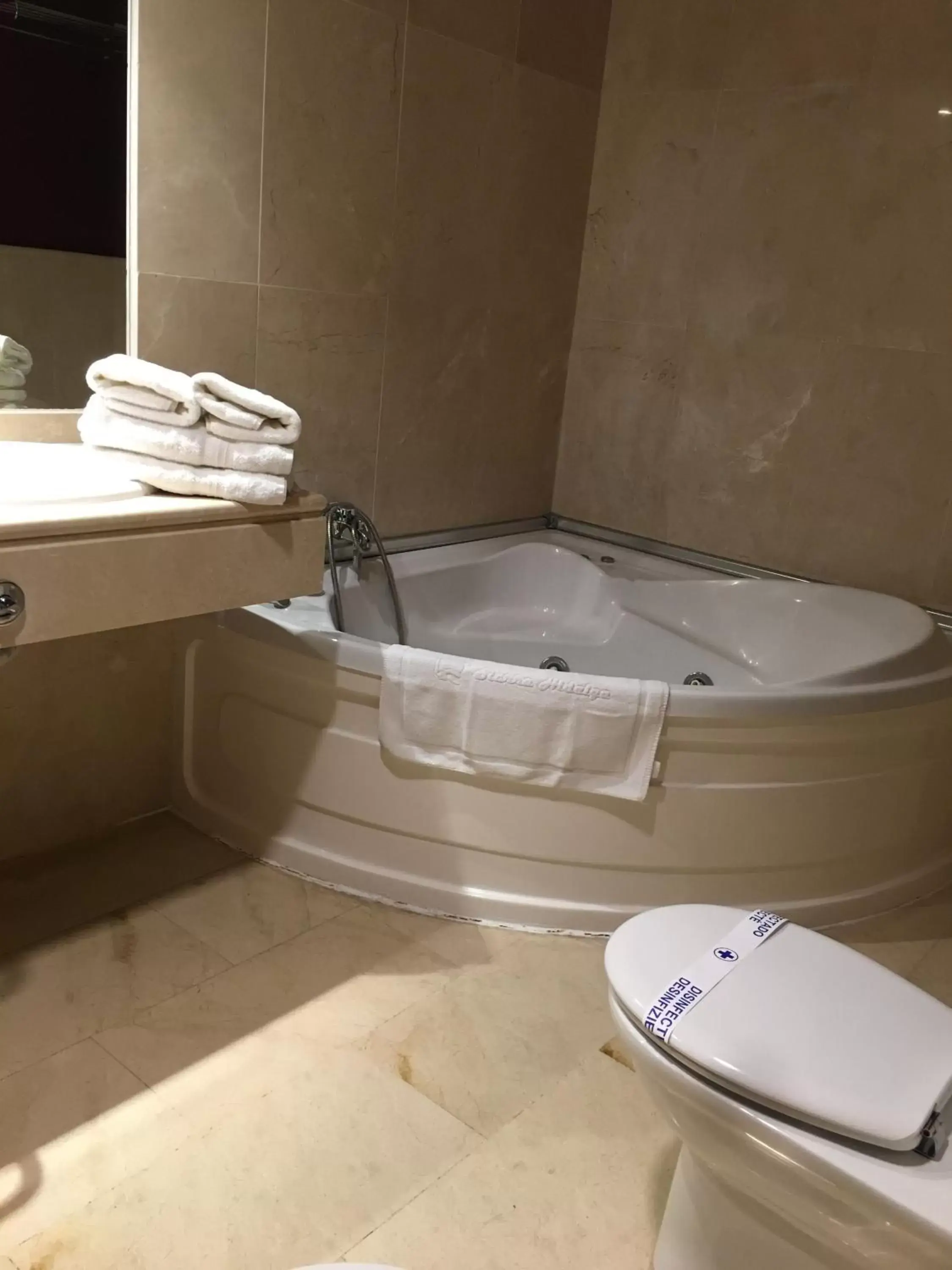Hot Tub, Bathroom in Hotel Sierra Hidalga