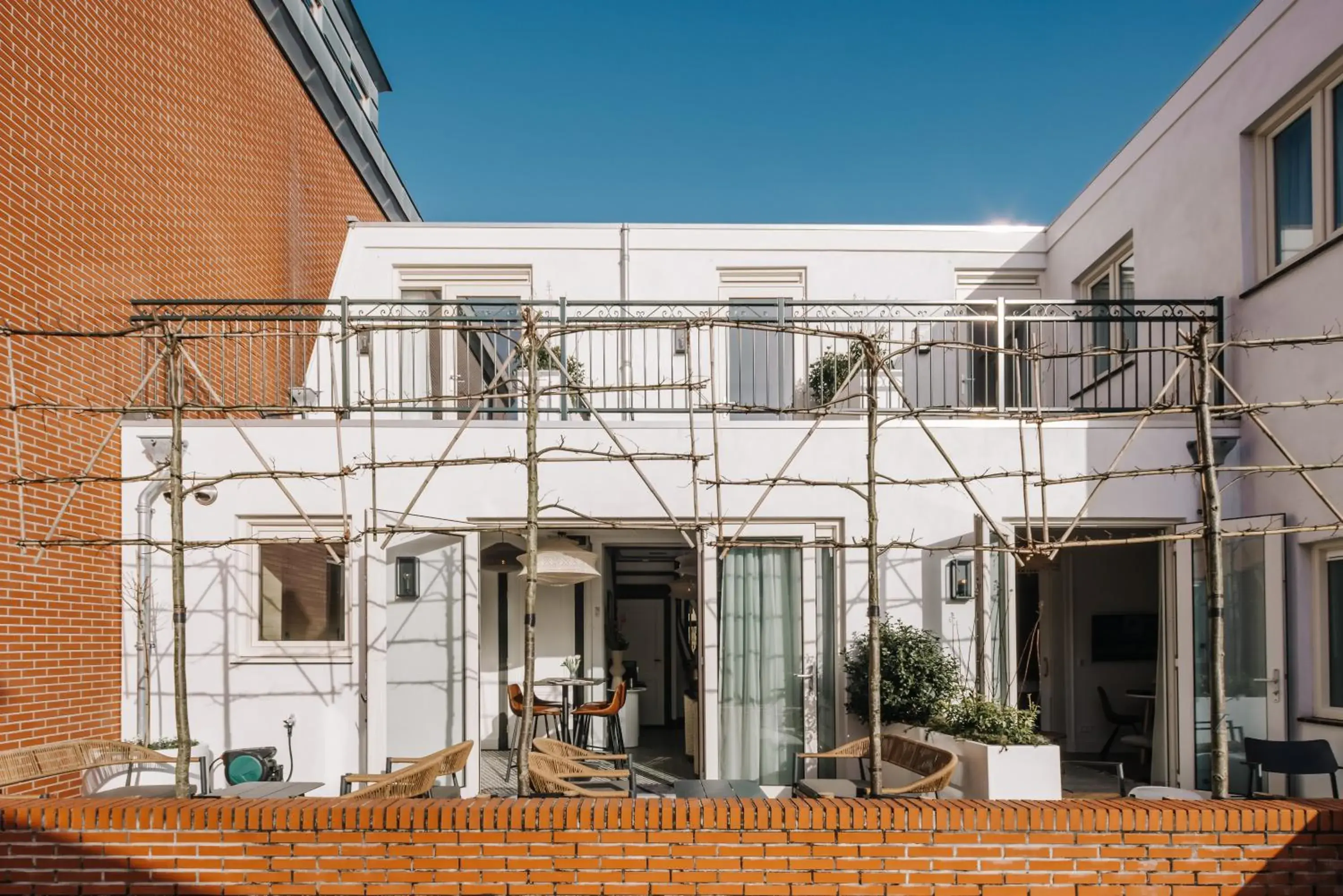 Balcony/Terrace, Property Building in Boutique hotel Margretha