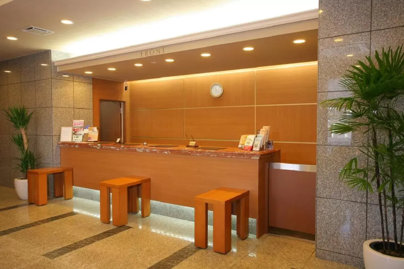 Lobby or reception in Hotel Route-inn Koriyama Inter