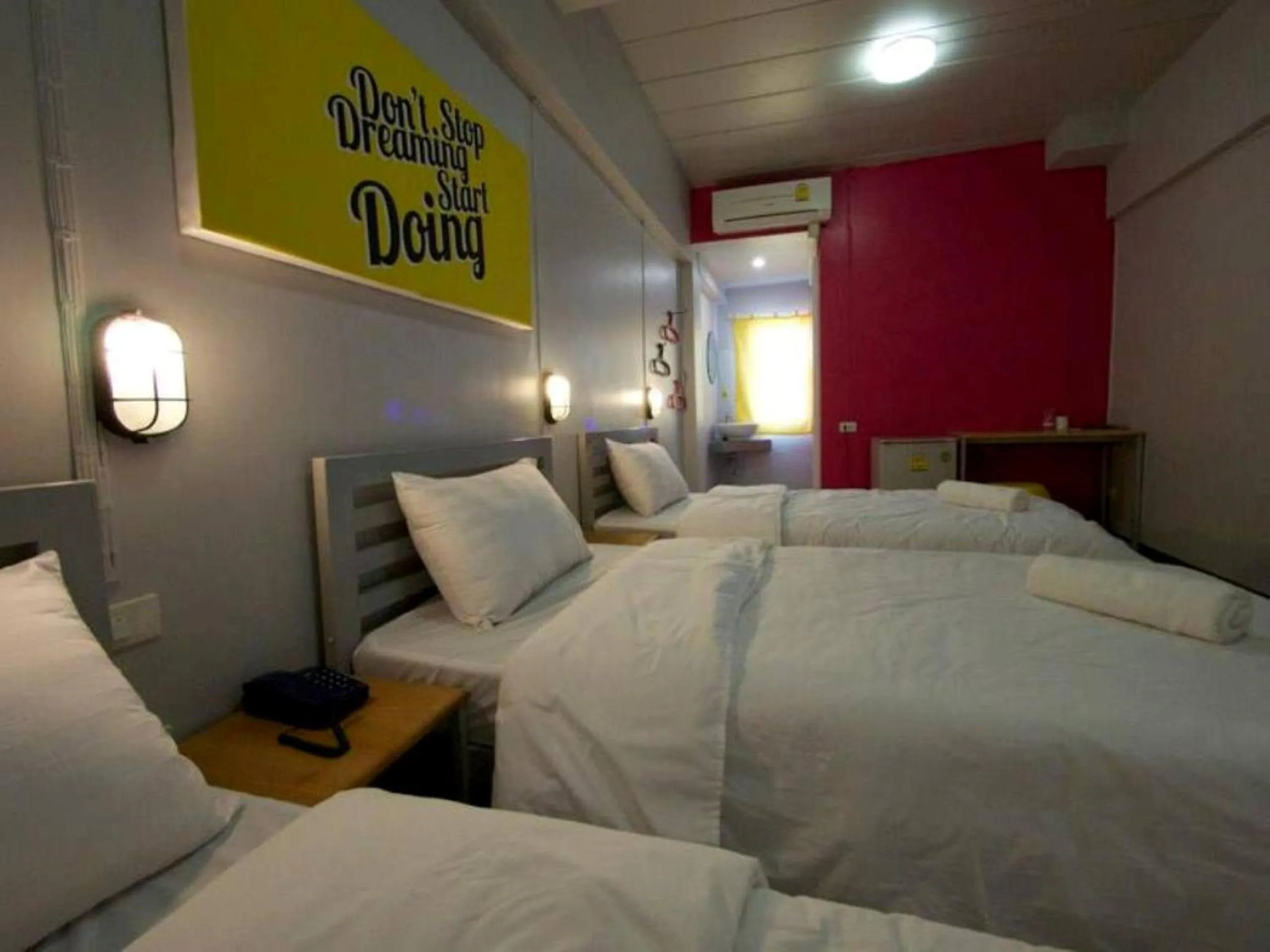 Bed in S1hostel Bangkok