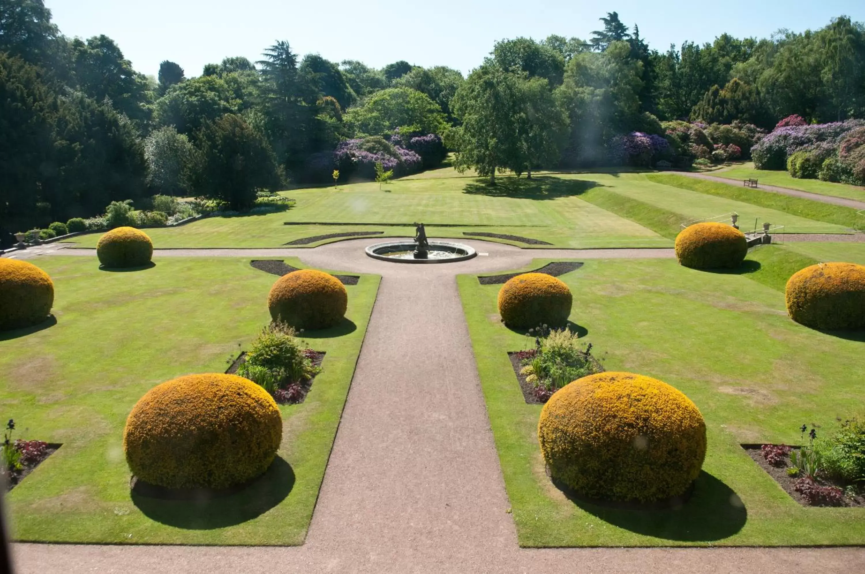 Facade/entrance, Garden in Wortley Hall Sheffield