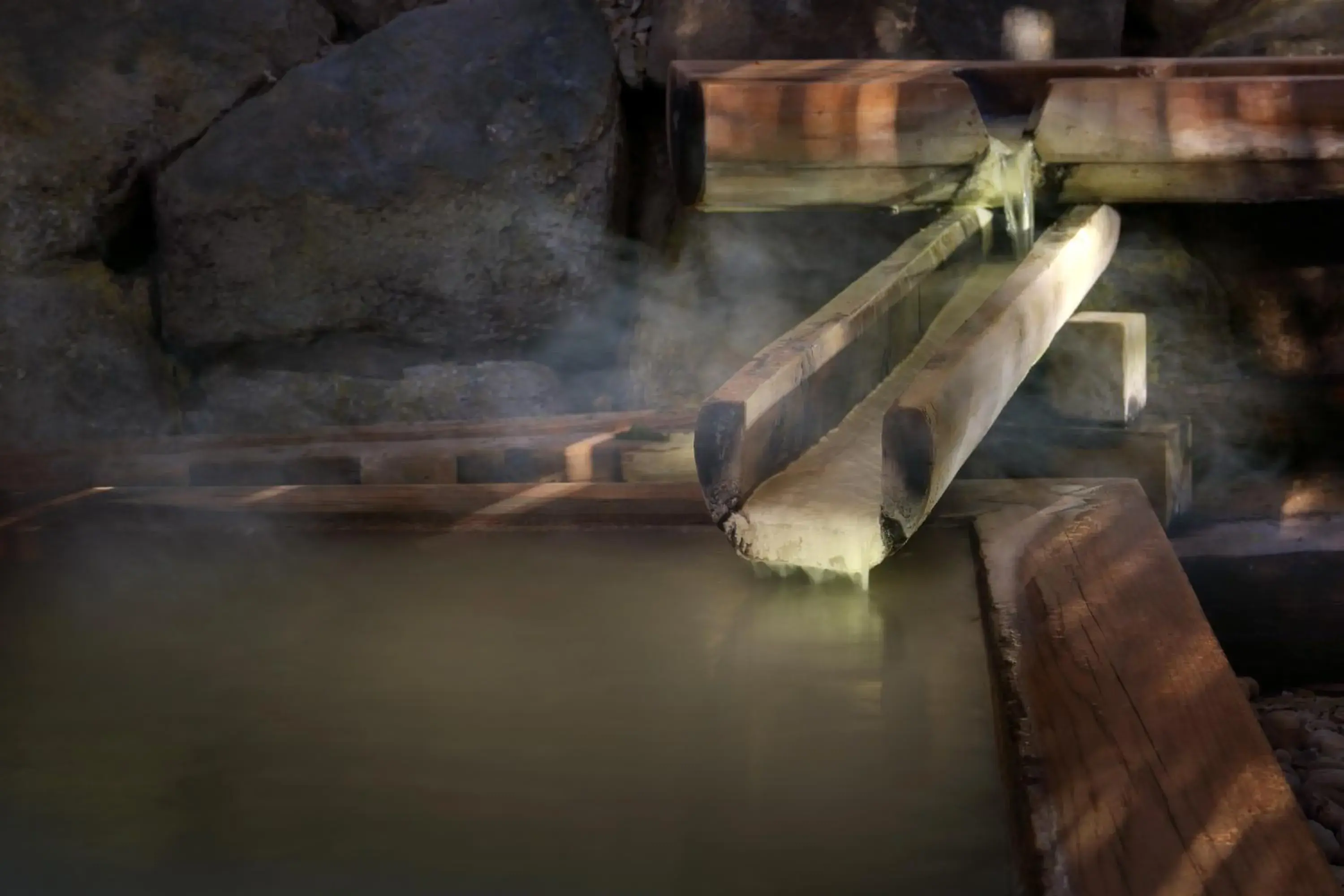 Hot Spring Bath in Oomiya Ryokan