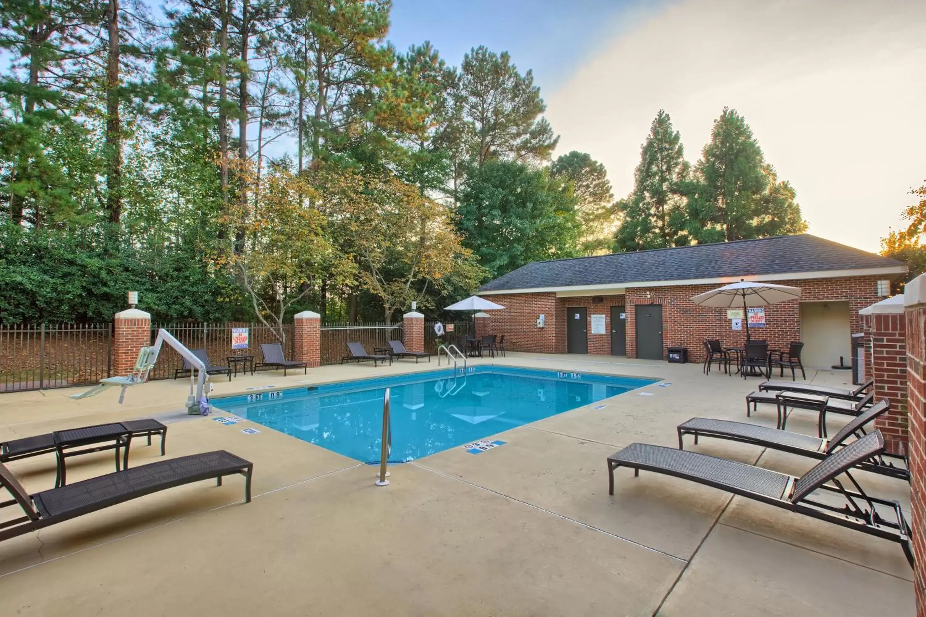 Swimming Pool in Holiday Inn Express Hotel & Suites Raleigh North - Wake Forest, an IHG Hotel