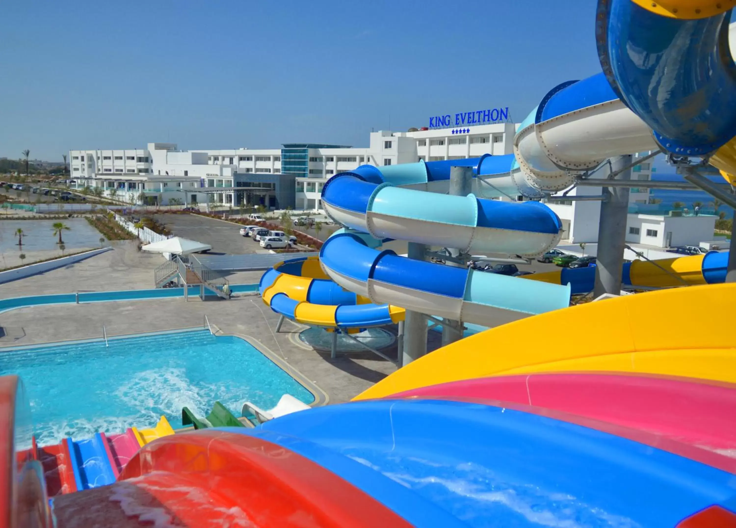 Property building, Water Park in King Evelthon Beach Hotel & Resort