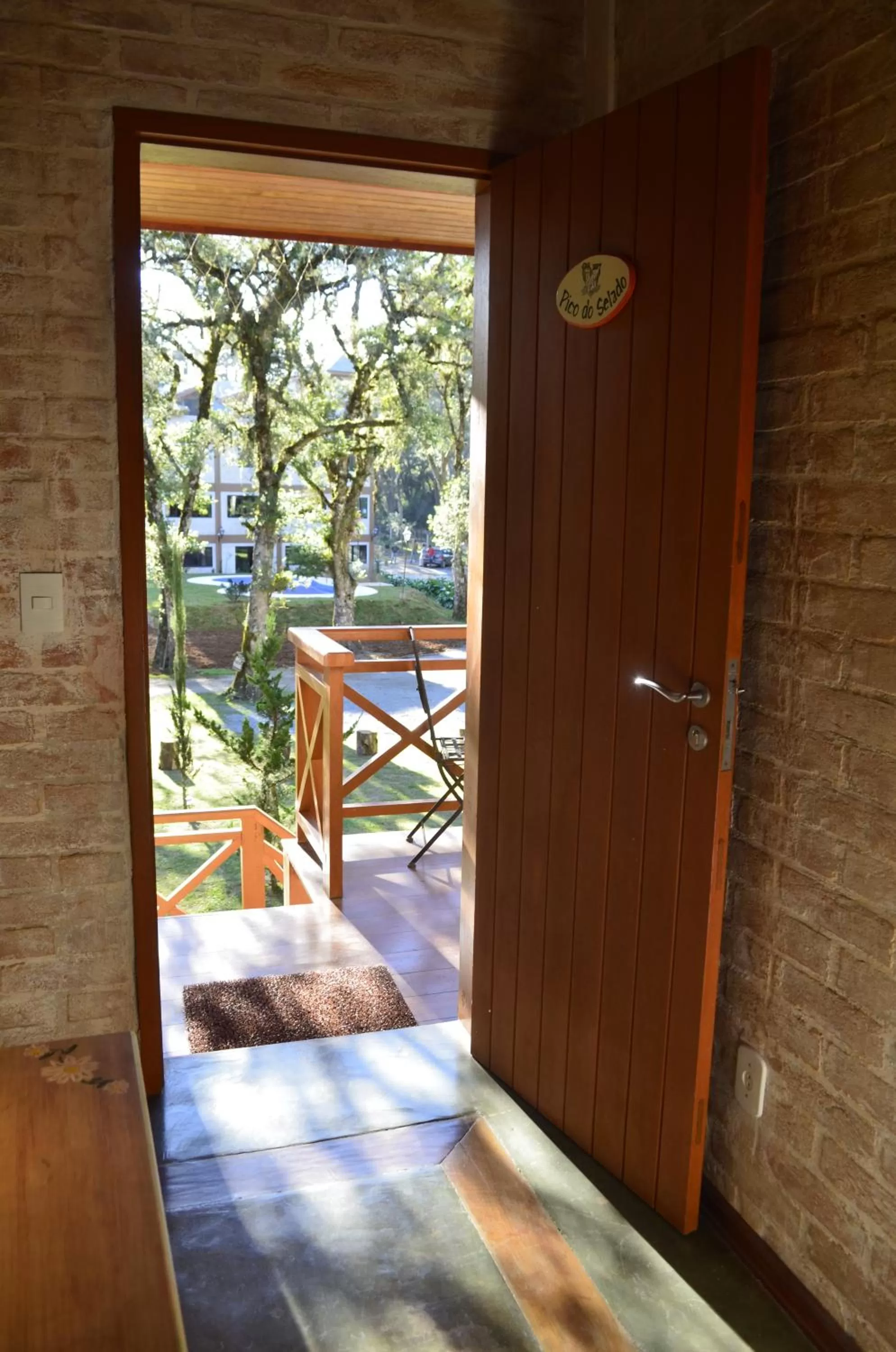 Decorative detail in Pousada Toca Da Coruja