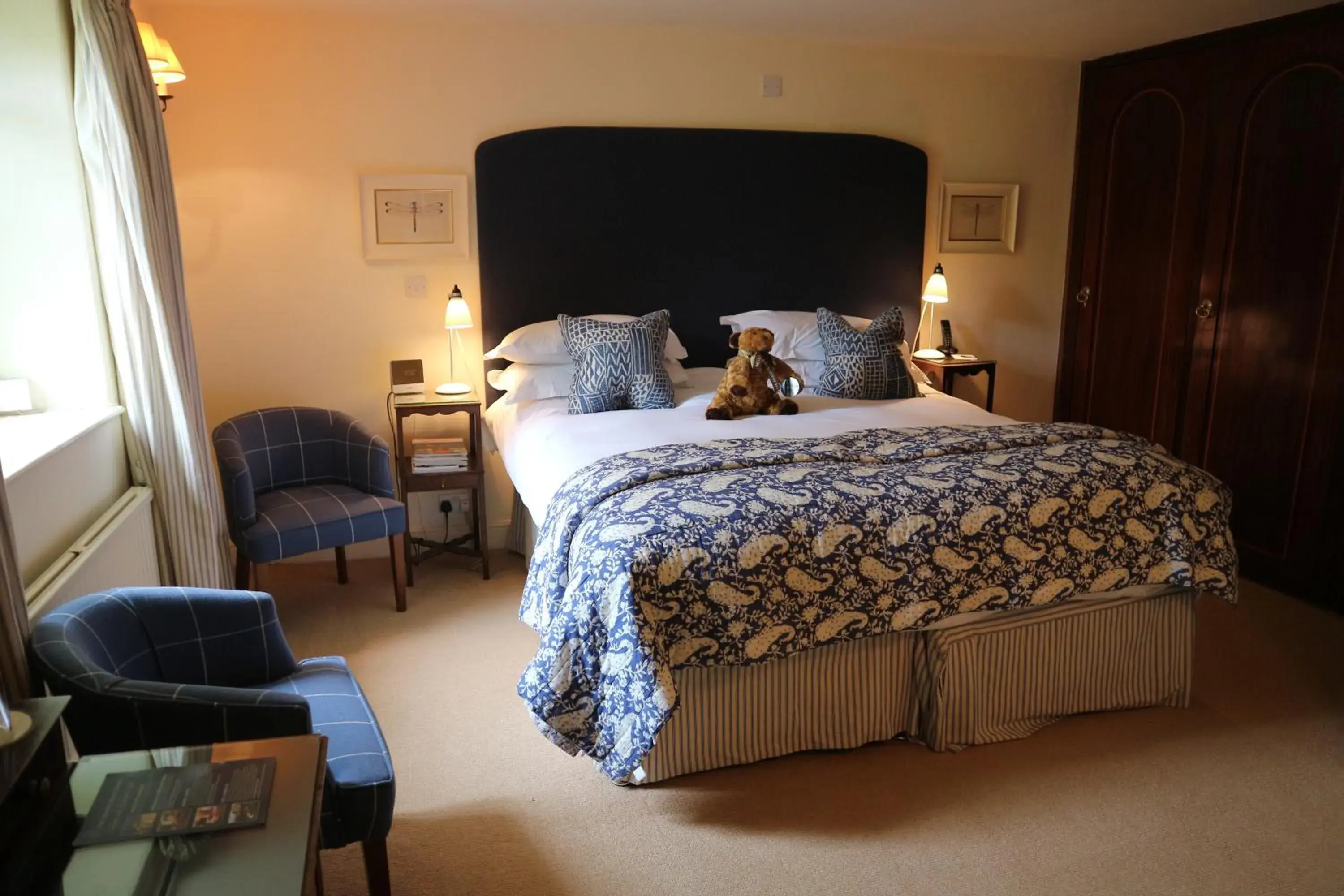 Bedroom, Bed in The Manor House Hotel