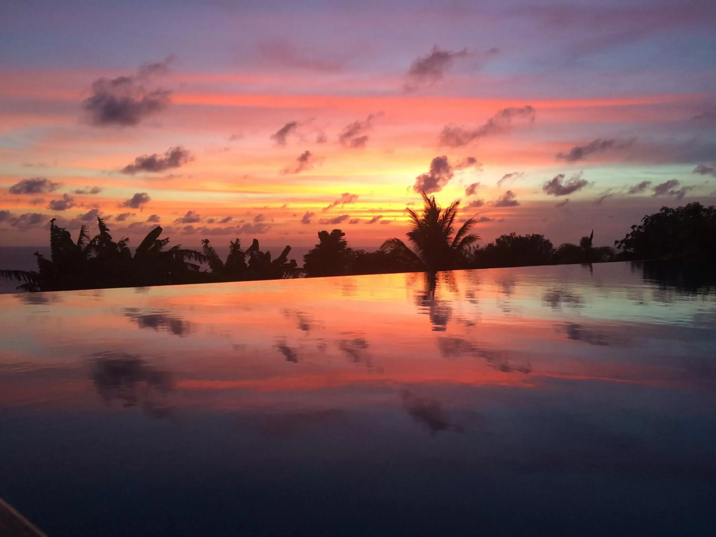 Pool view in Tet Rouge Resort