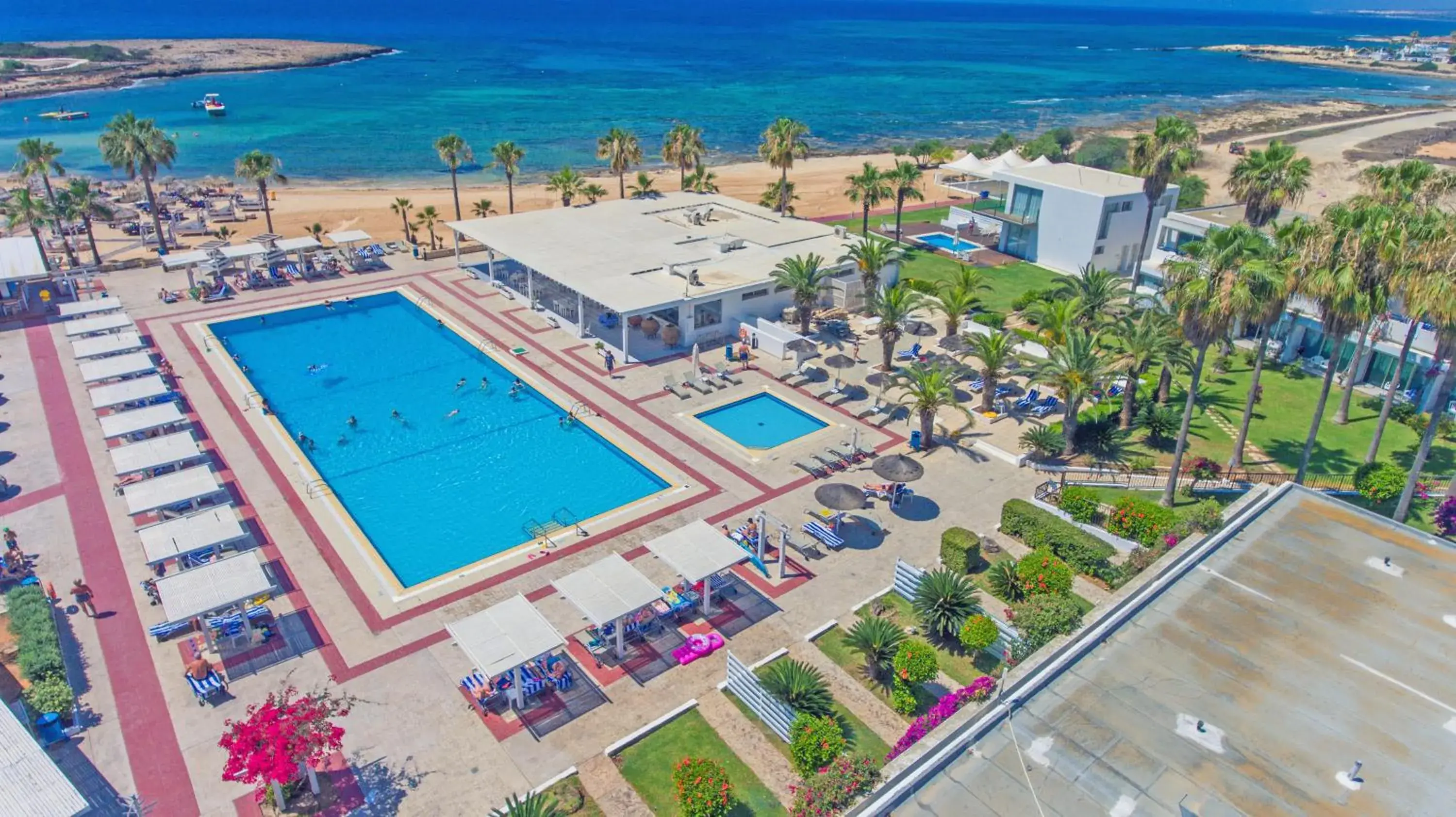 Bird's eye view, Pool View in The Dome Beach Hotel & Resort