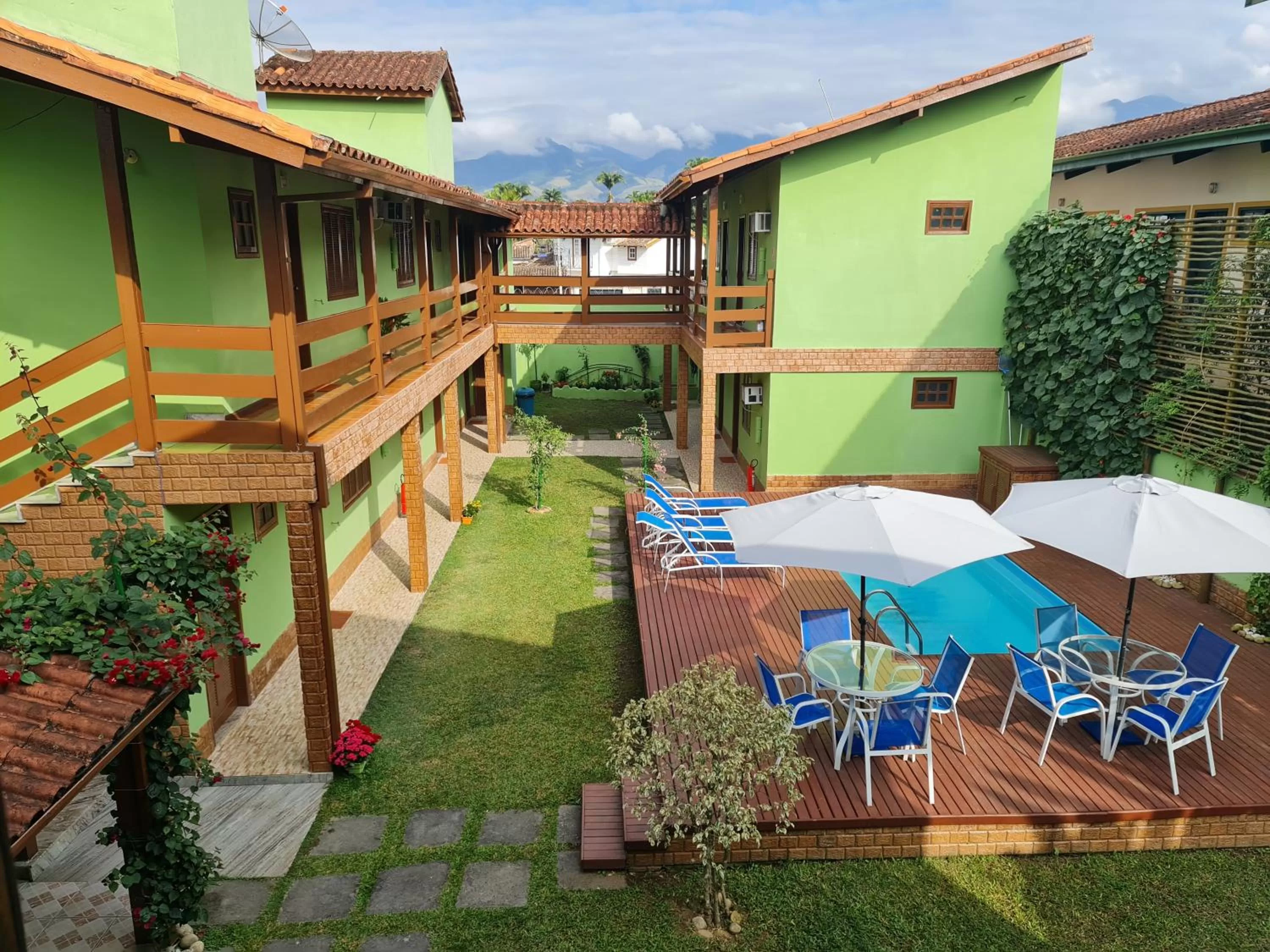 Property building in Pousada Flor de Paraty