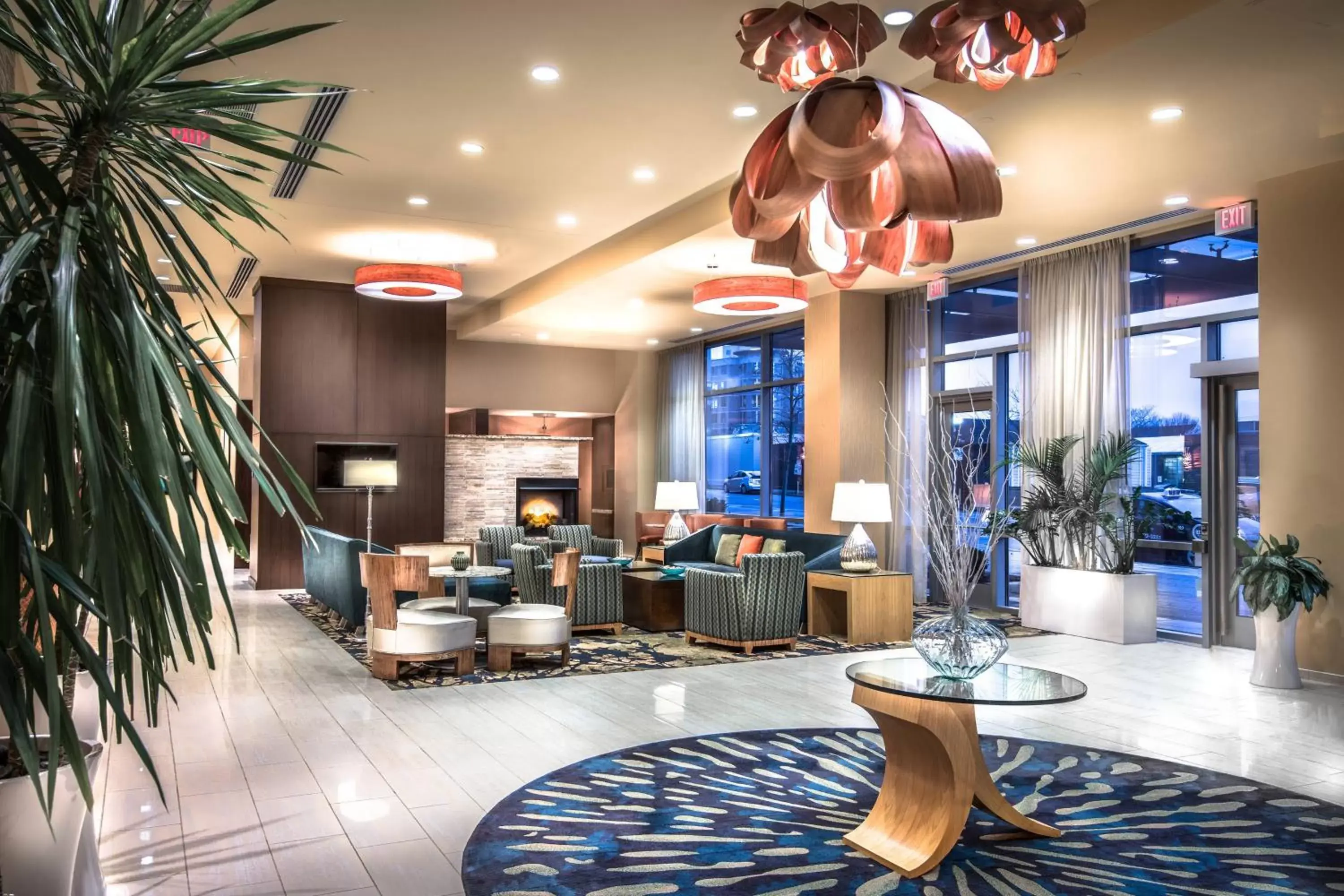 Lobby or reception, Restaurant/Places to Eat in Residence Inn by Marriott Arlington Ballston