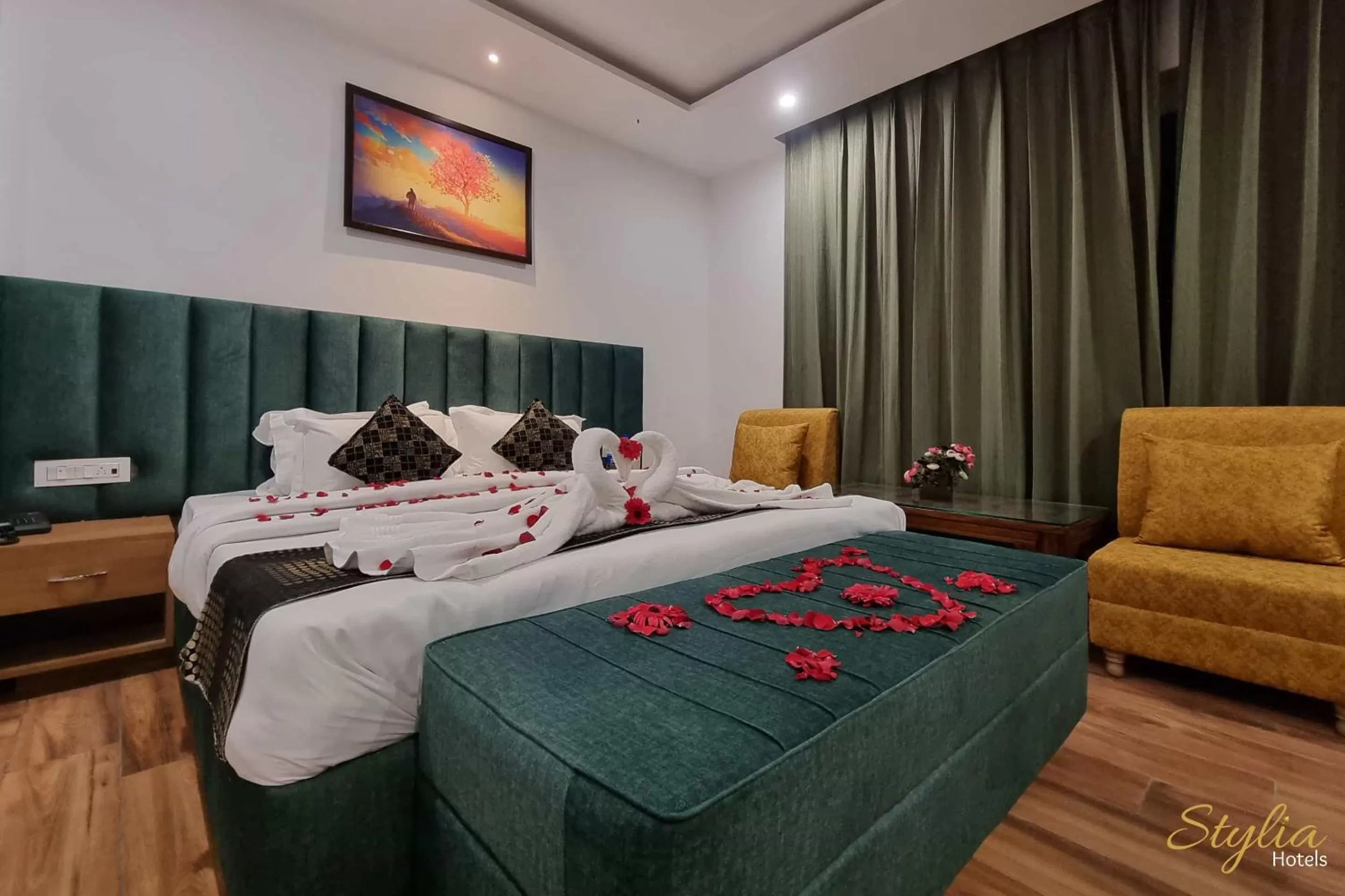 Bed in Moon Glade By Stylia Hotels