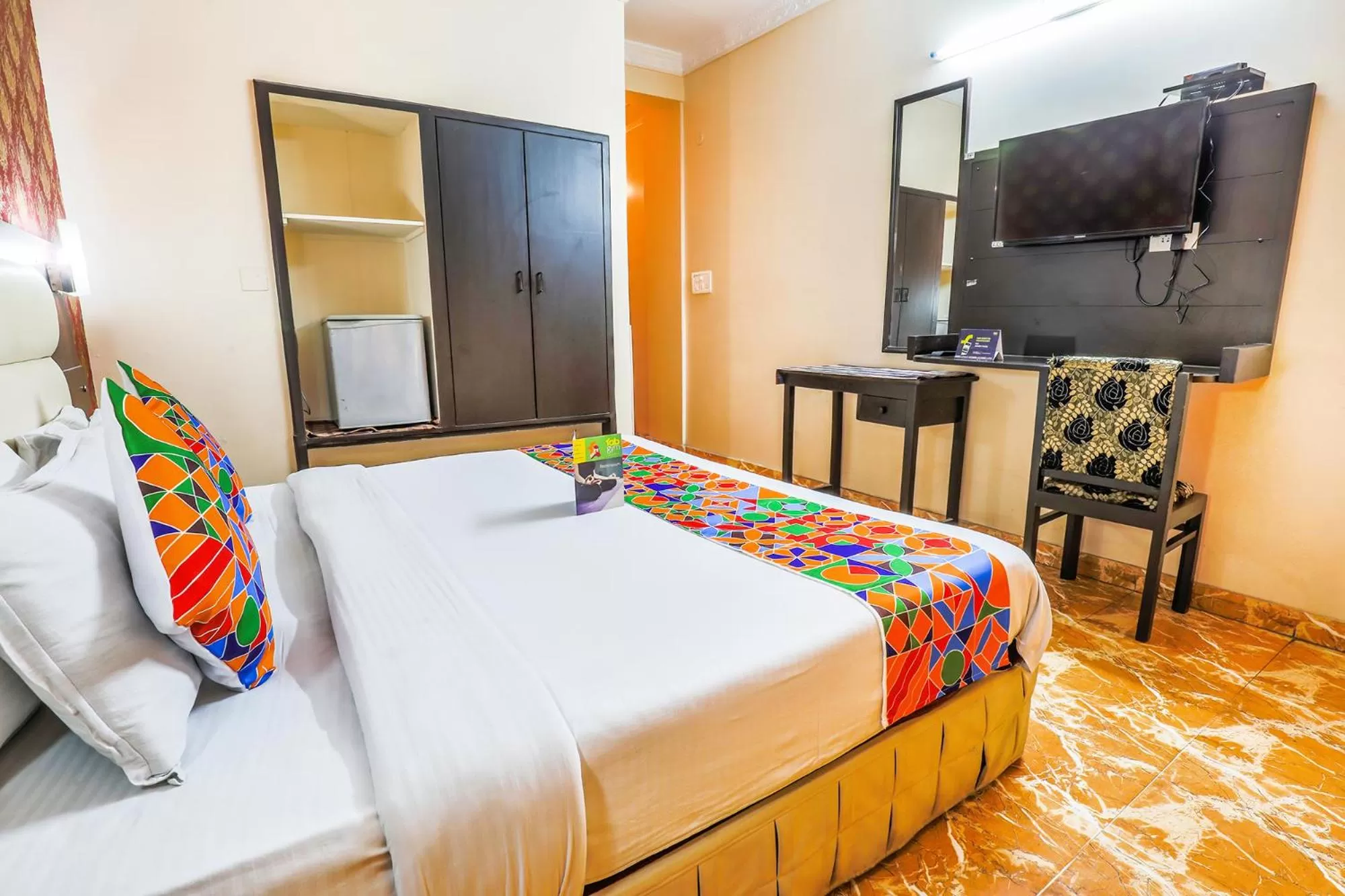 Bedroom, Bed in FabHotel Pramila Inn