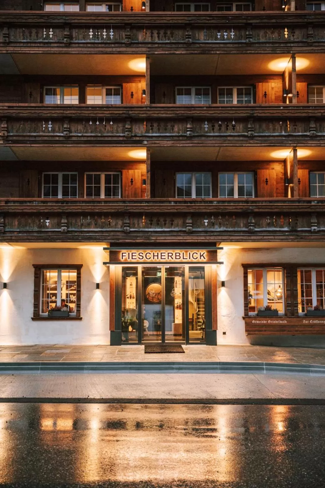 Property building in Hotel Fiescherblick