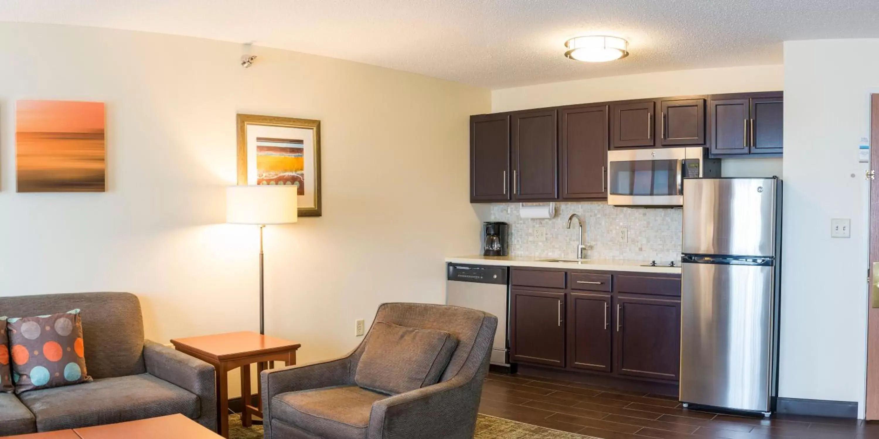 Photo of the whole room, Kitchen/Kitchenette in Staybridge Suites Fargo, an IHG Hotel