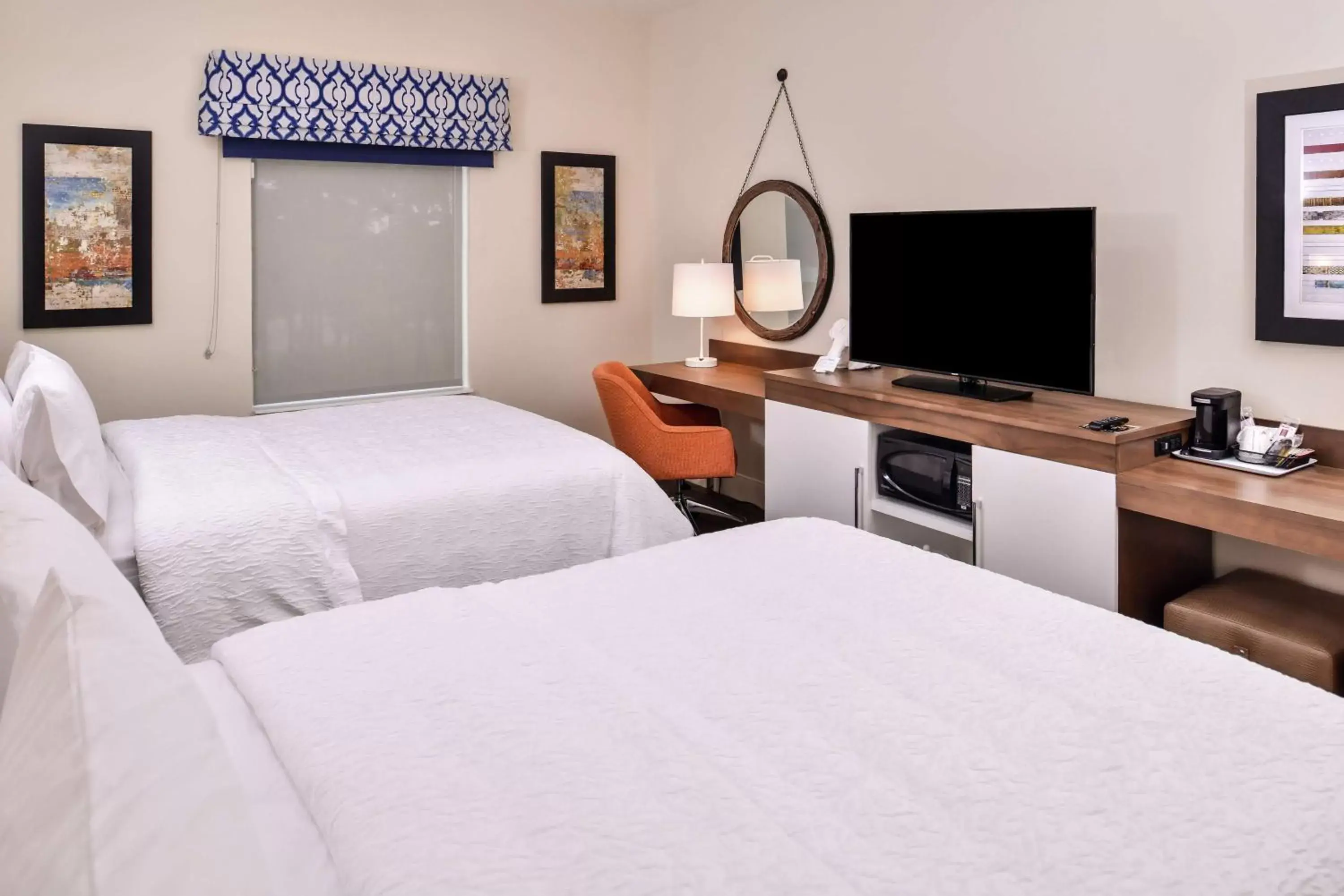 Queen Room with Two Queen Beds - Mobility/Hearing Accessible - Non-Smoking in Hampton Inn Benson Queen Room with Two Queen Beds - Mobility/Hearing Accessible - Non-Smoking in Hampton Inn Benson