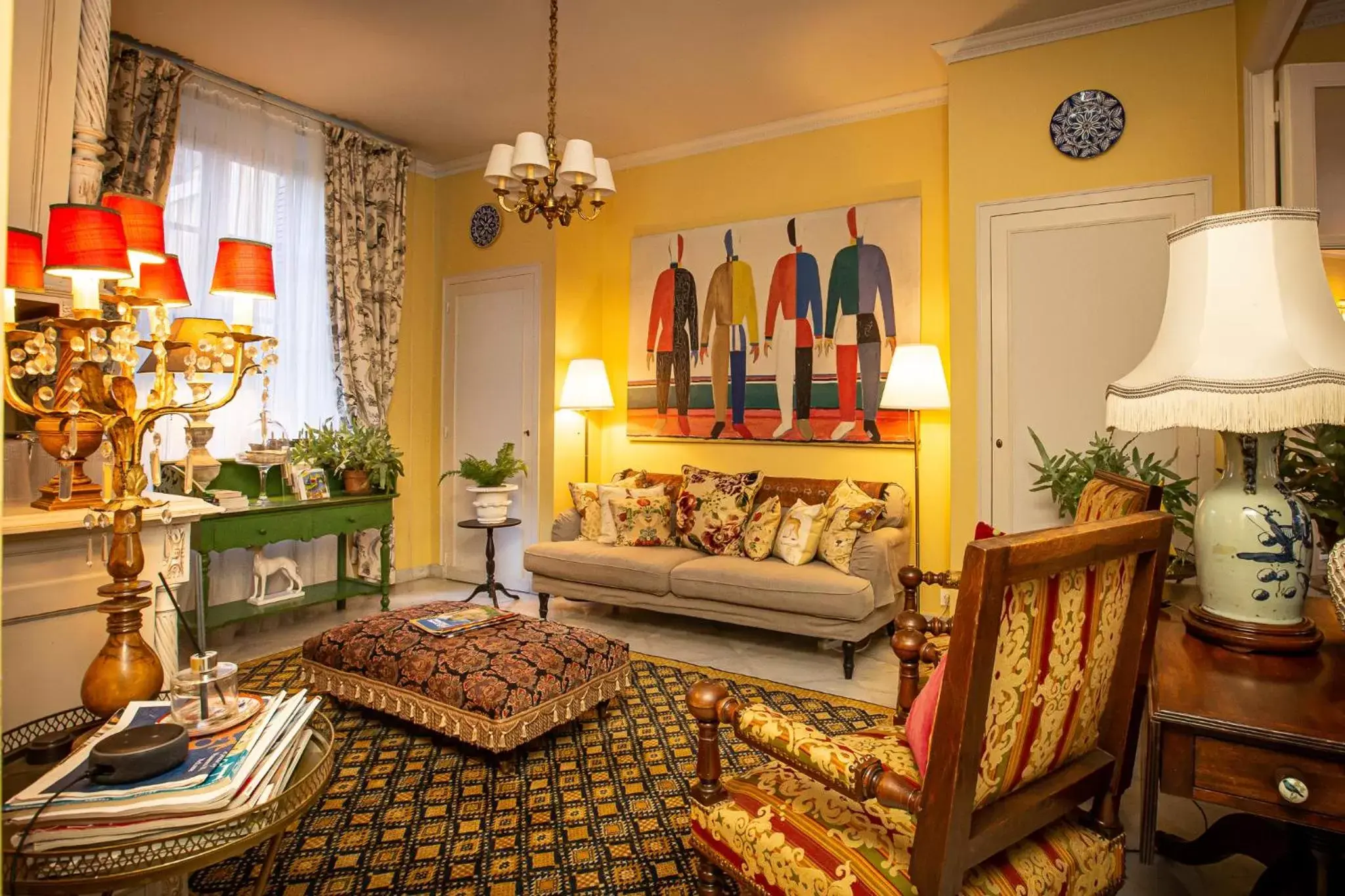 Seating Area in Carcassonne Bed and Breakfast du Palais