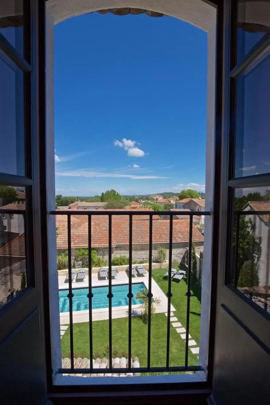 Pool View in Le petit hotel