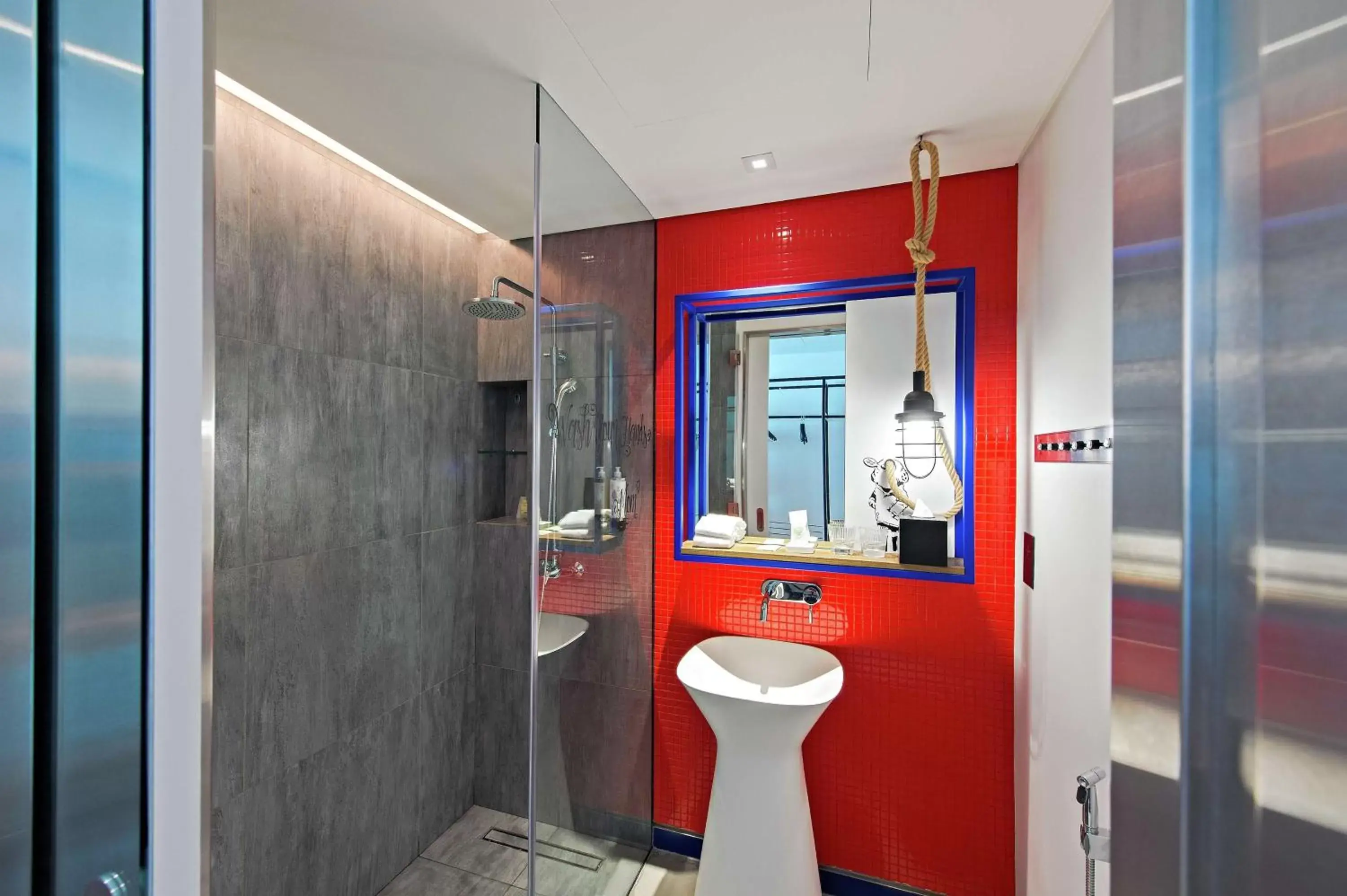 Bathroom in Hampton by Hilton Dubai Al Seef