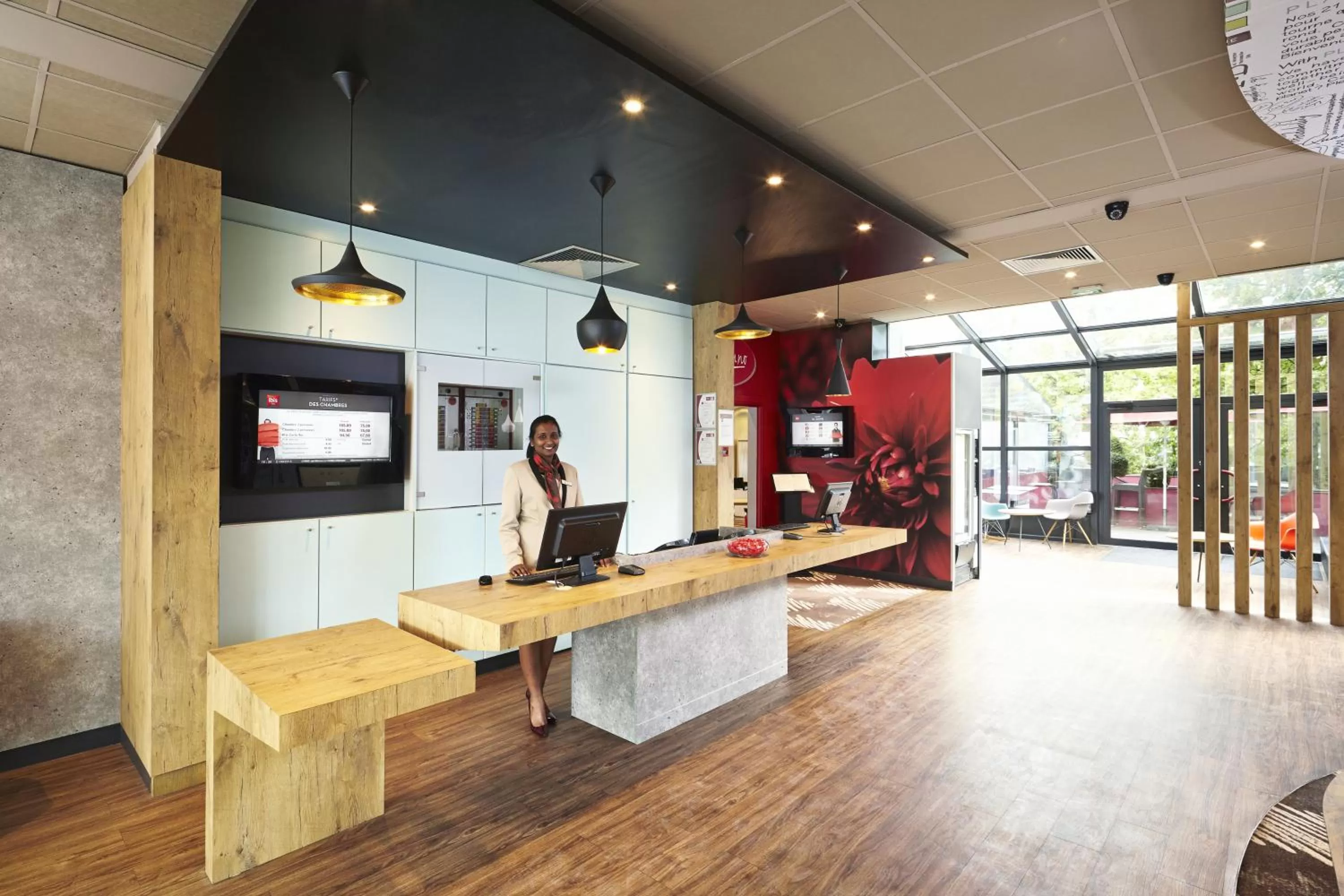 Lobby or reception in ibis Marne La Vallee Champs-sur-Marne