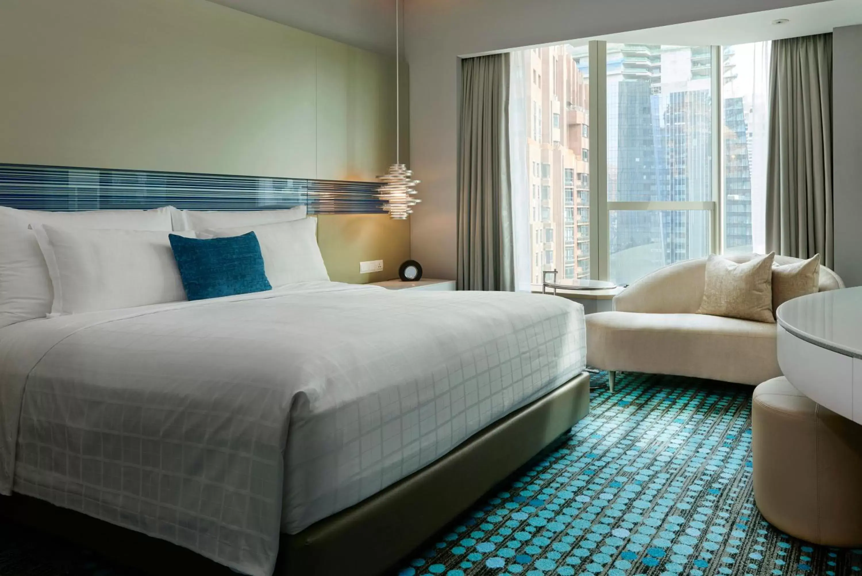 Bed in Pullman Kuala Lumpur City Centre Hotel & Residences