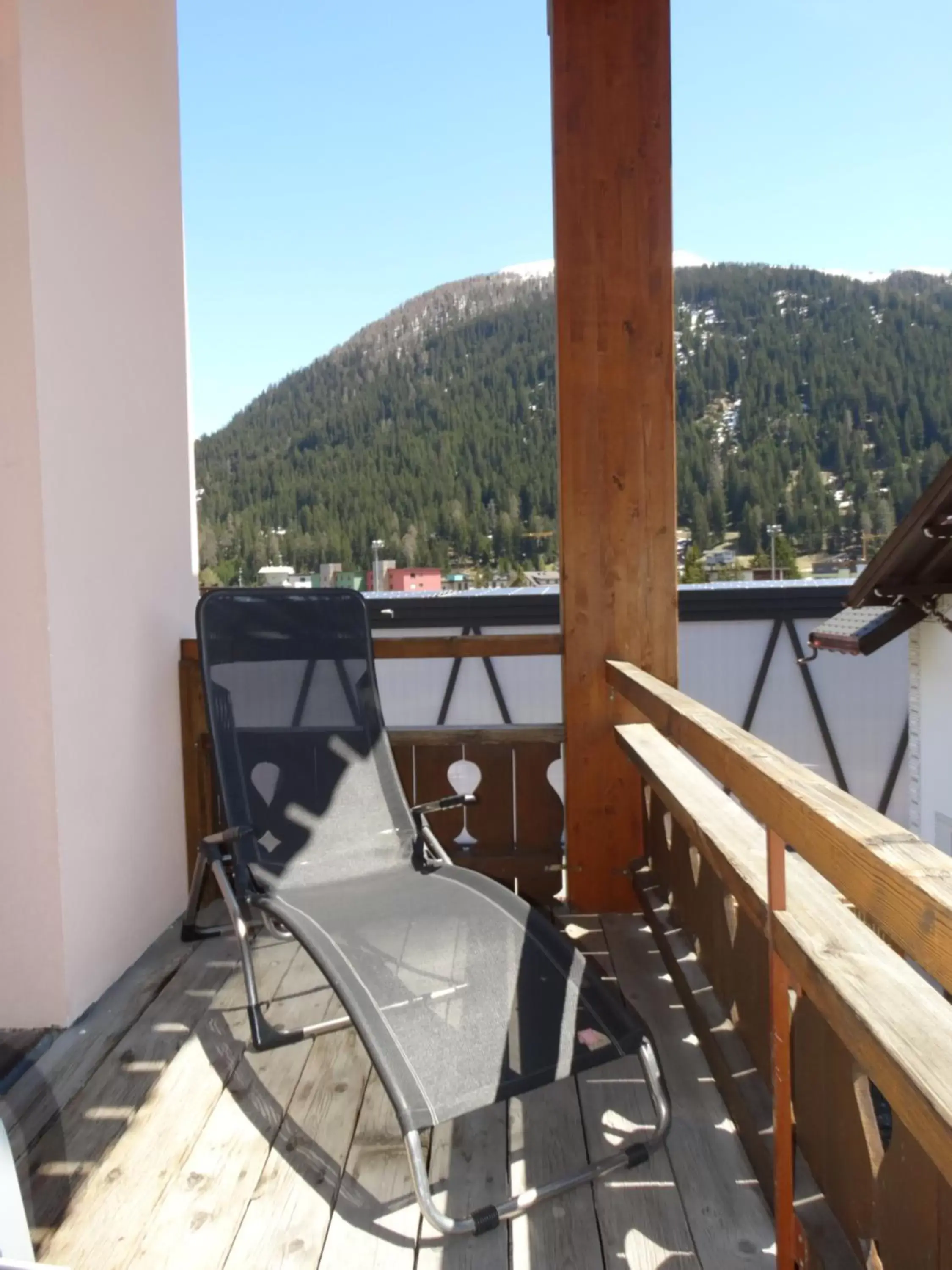 View (from property/room), Balcony/Terrace in Hotel Bündnerhof