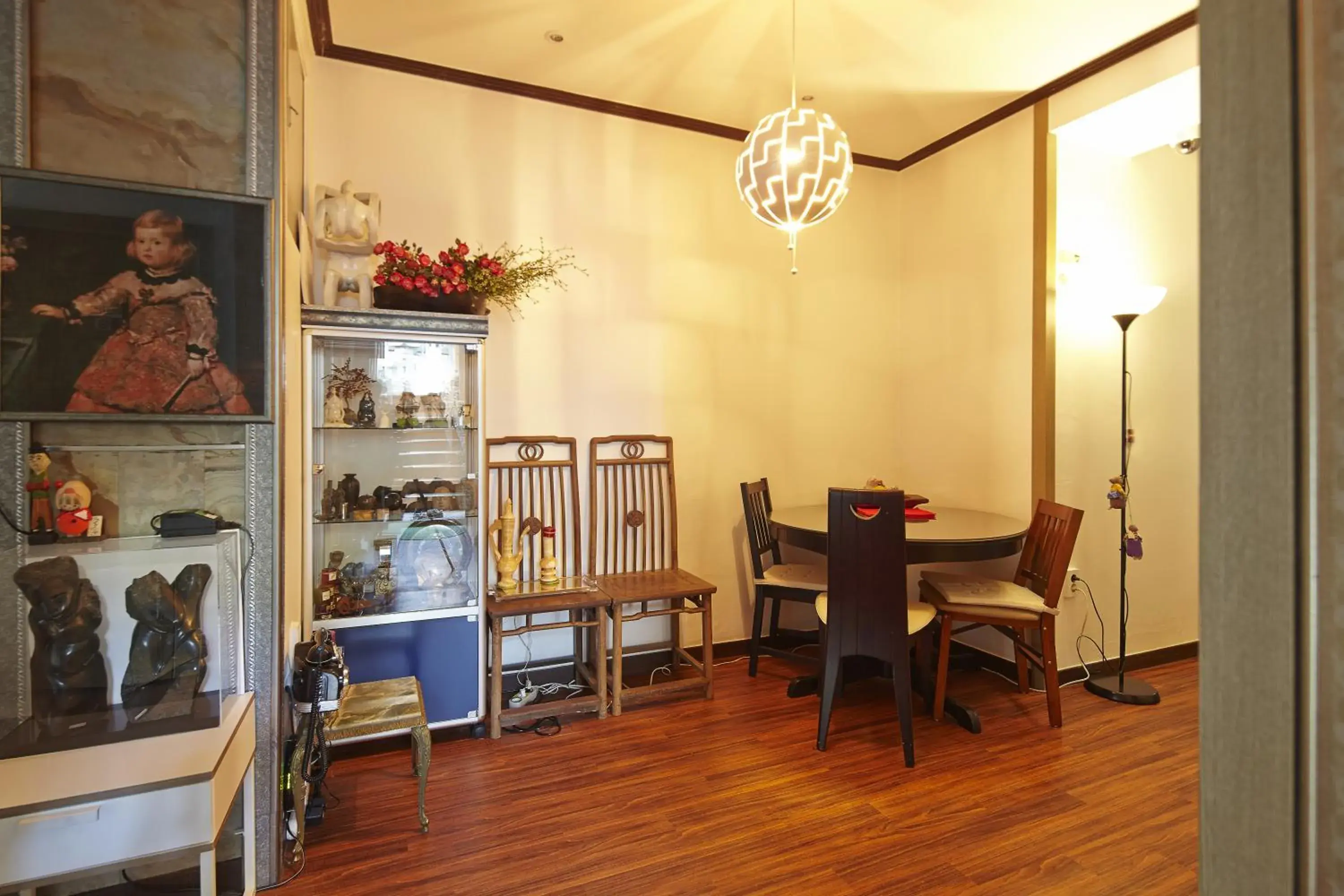 Living room, Dining Area in Jiwoljang Guest House