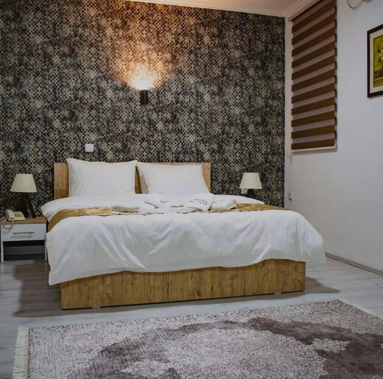 Bed in Hotel Old Alisa