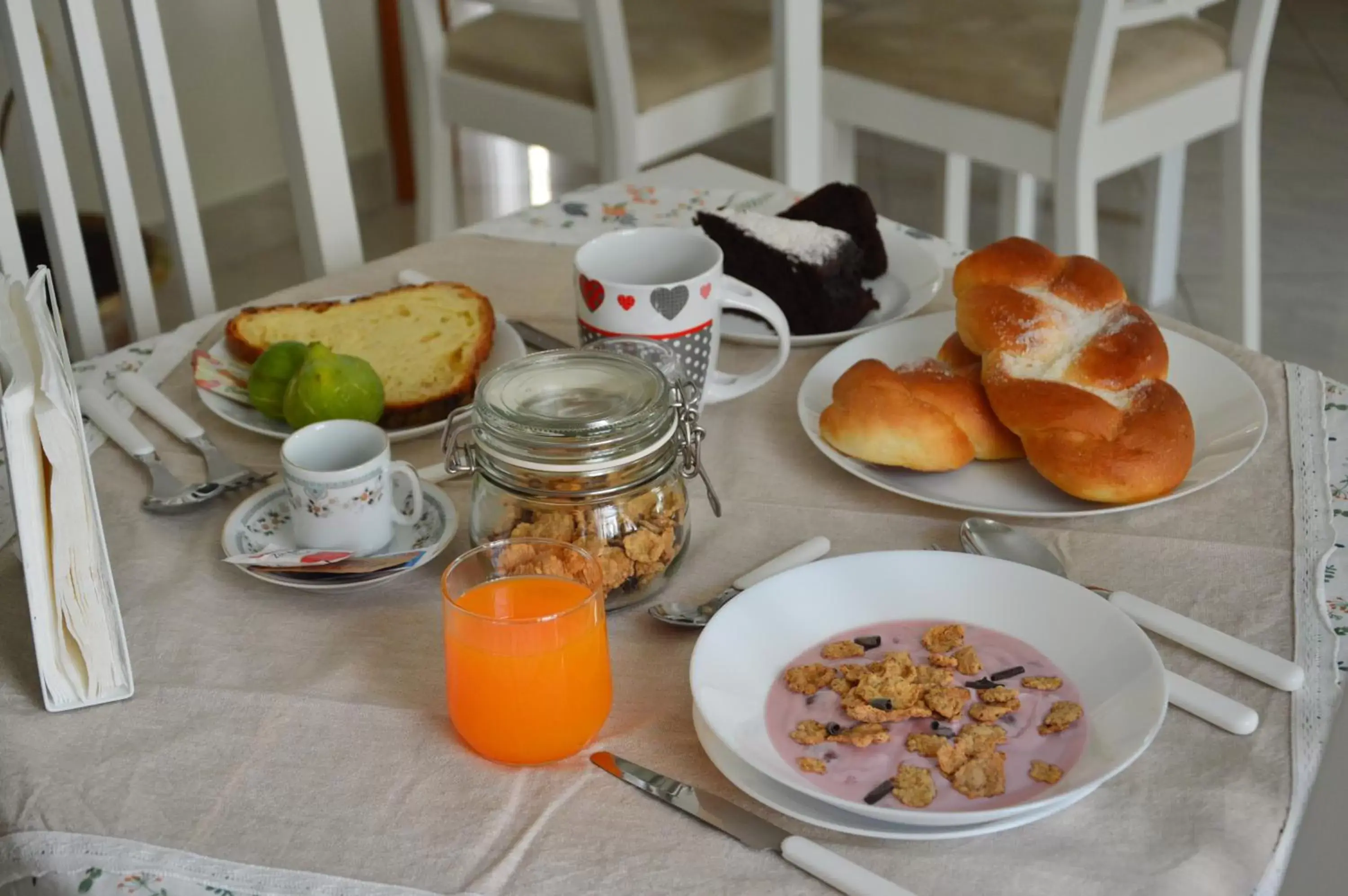 Communal kitchen, Breakfast in B&B La Colomba