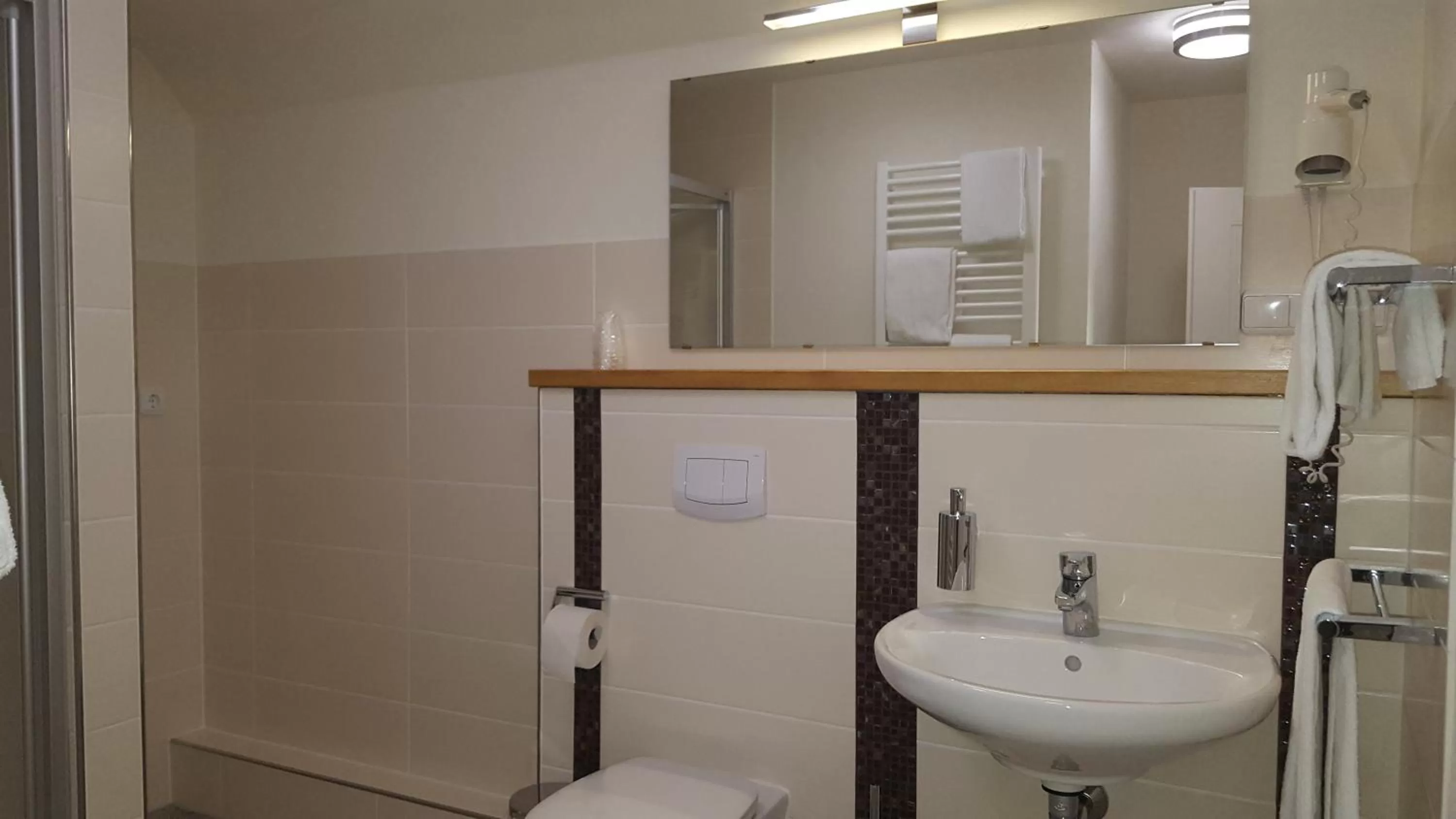 Bathroom in Fachwerk-Hotel Eisenbart