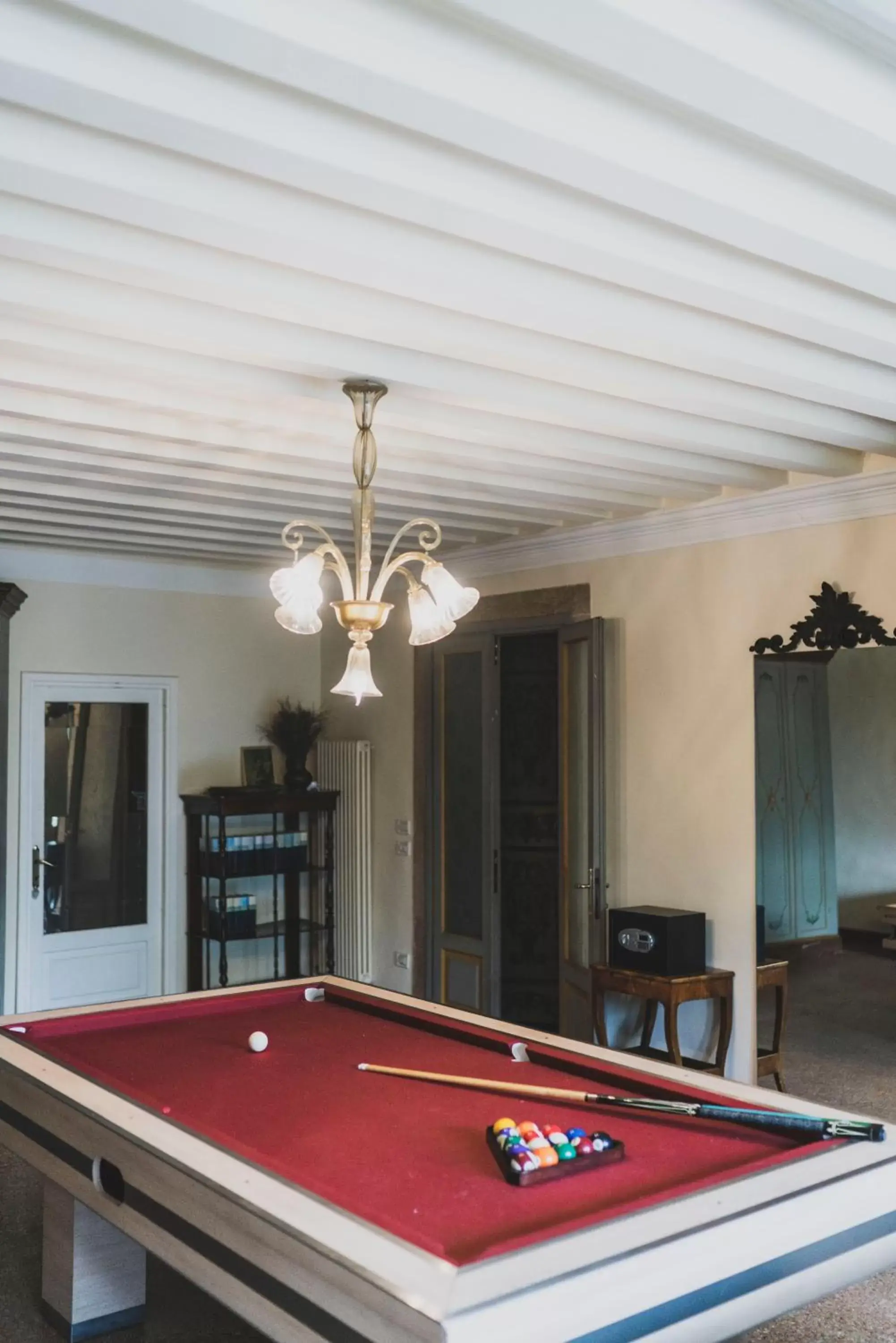 Billiards in Villa Stecchini