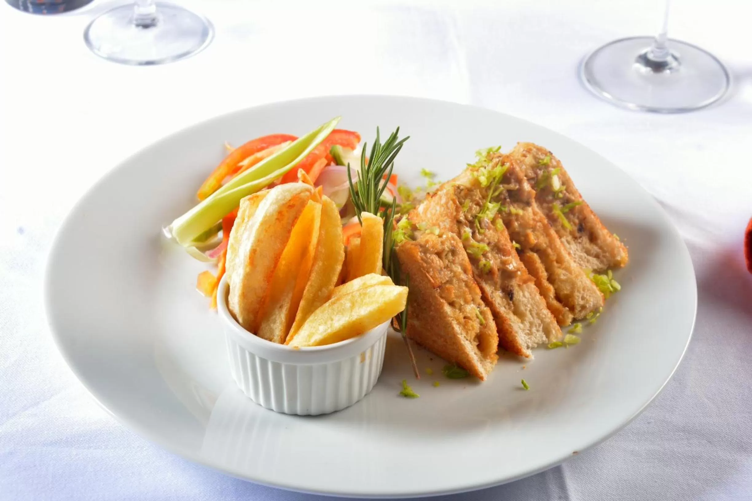 Food close-up in Triniti Airport Hotel