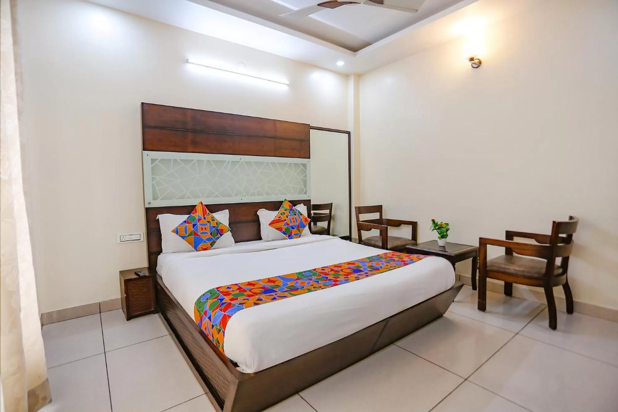 Bed in FabHotel Winter Line Inn