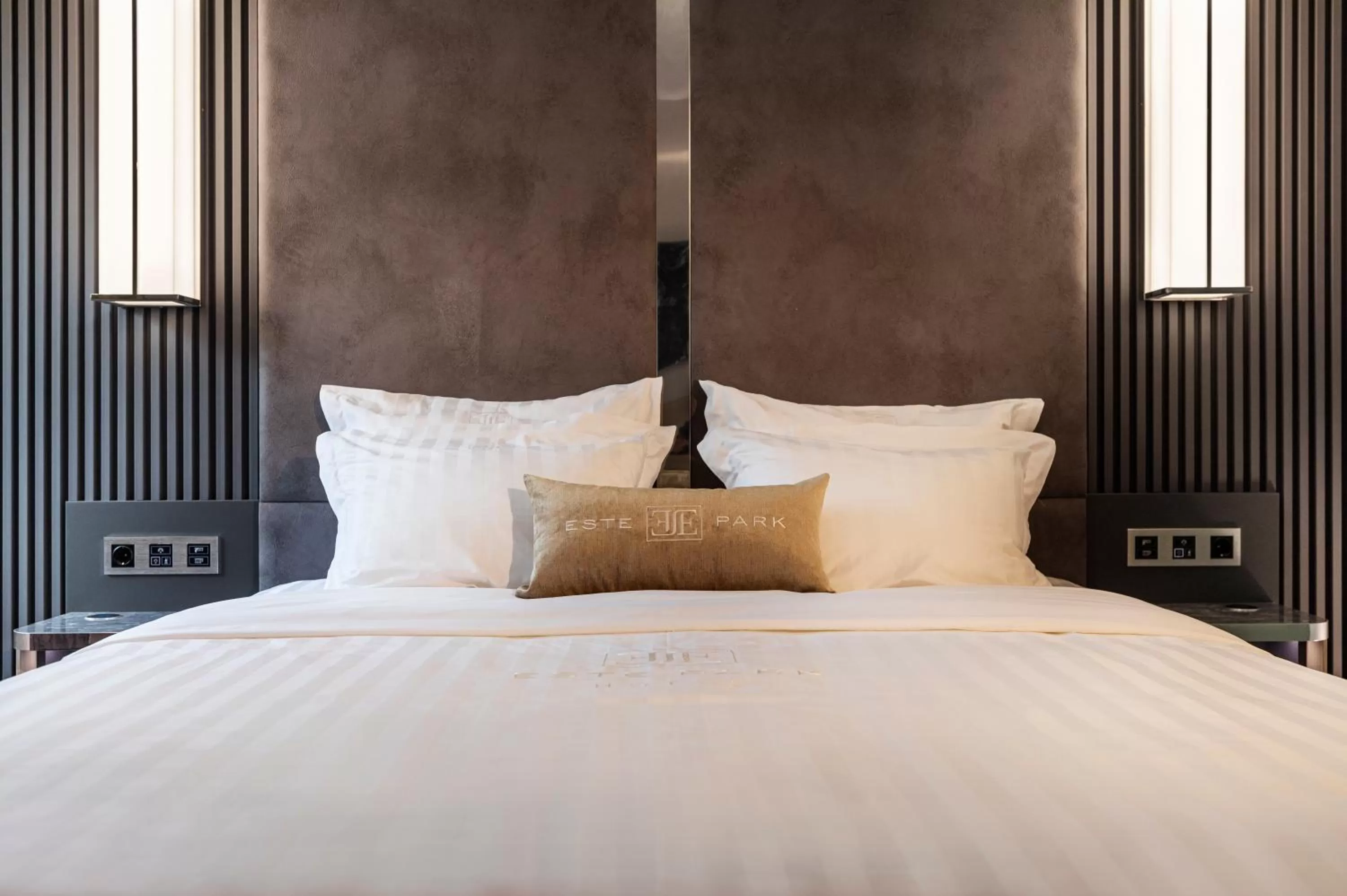 Bedroom, Bed in -- ESTE PARK HOTEL -- part of Urban Chic Luxury Design Hotels - Parking & Compliments - next to Shopping & Dining Mall Plovdiv