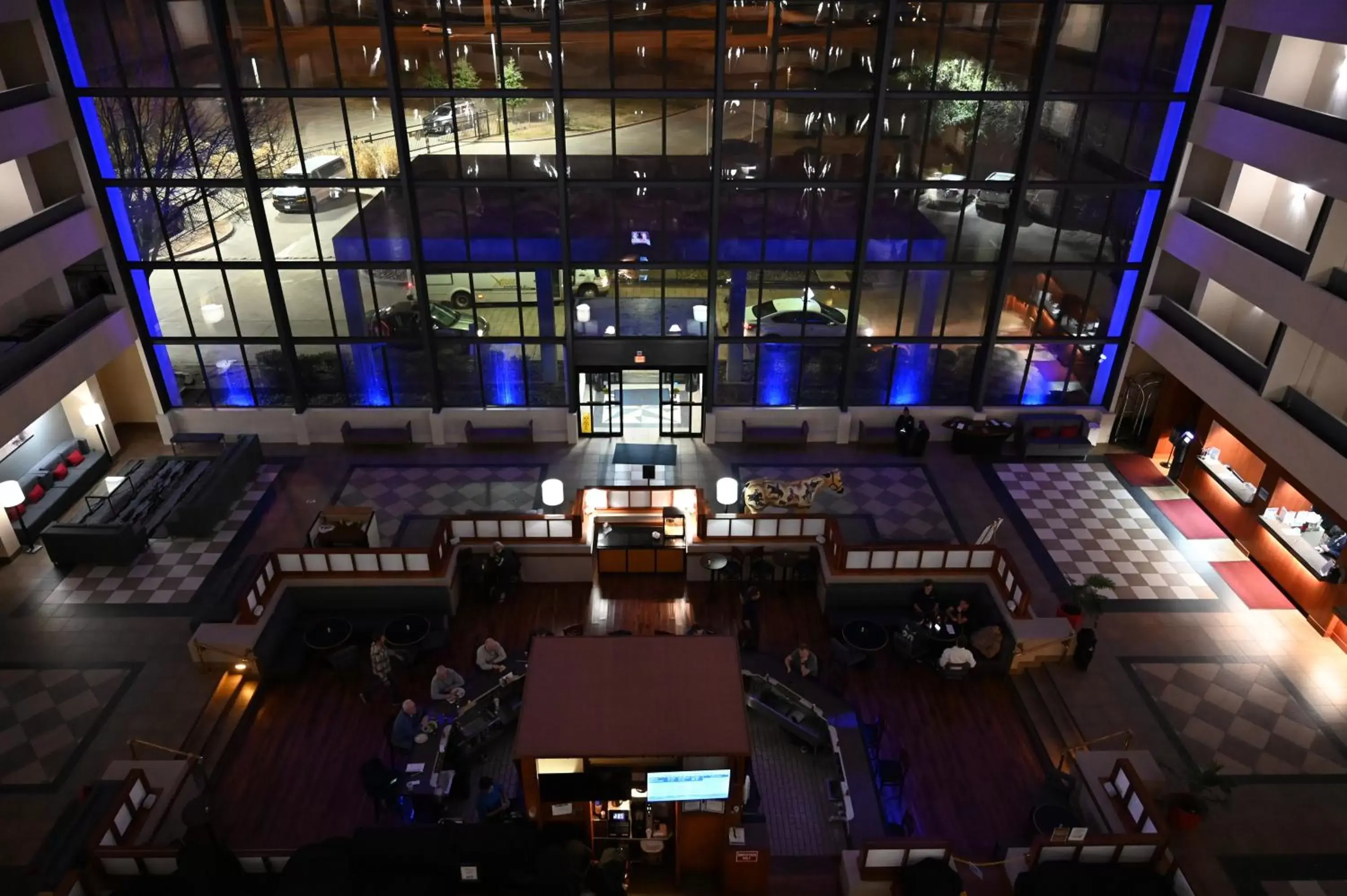 Lobby or reception in Atrium Hotel and Suites DFW Airport Lobby or reception in Atrium Hotel and Suites DFW Airport