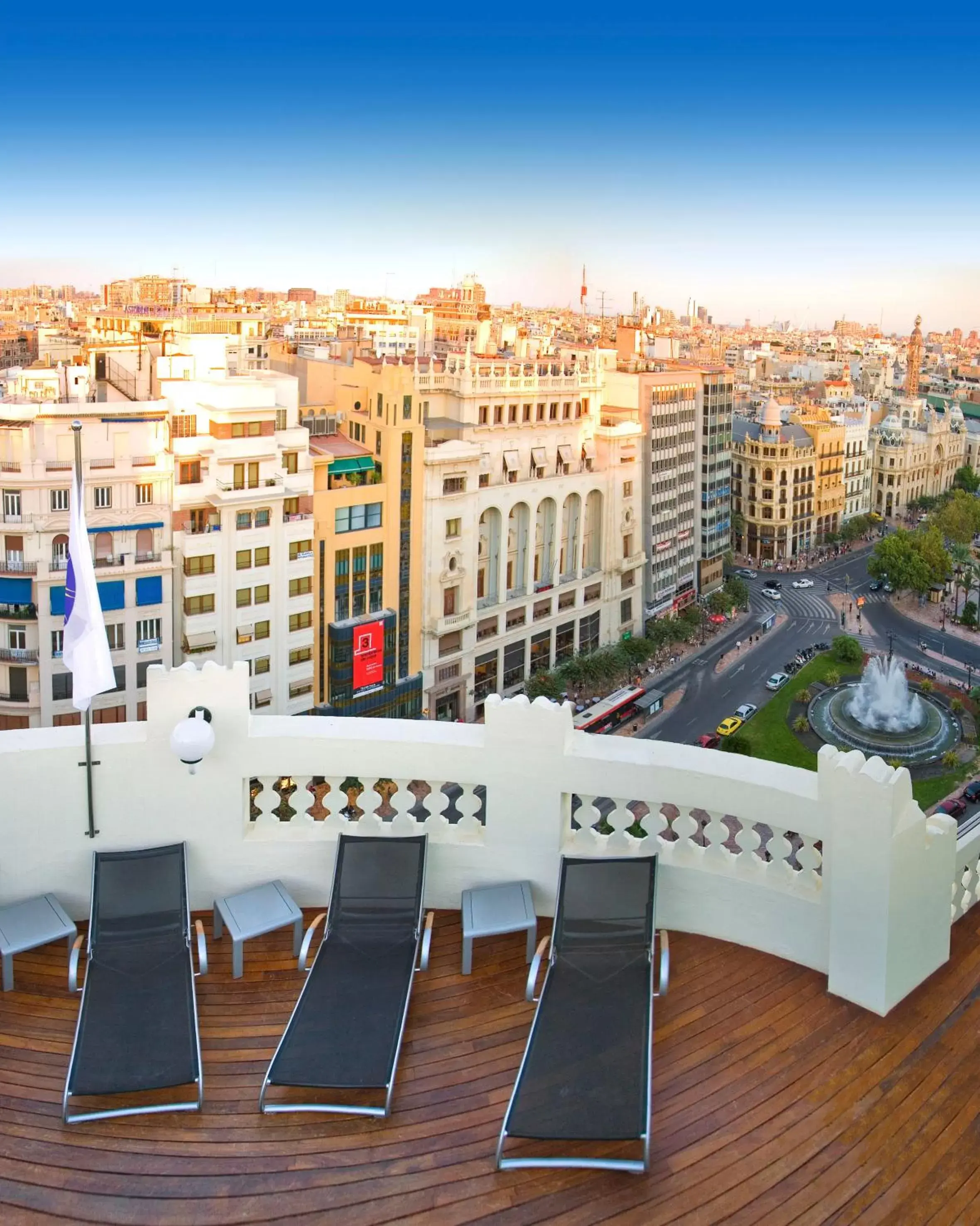 Balcony/Terrace in Melia Plaza Valencia