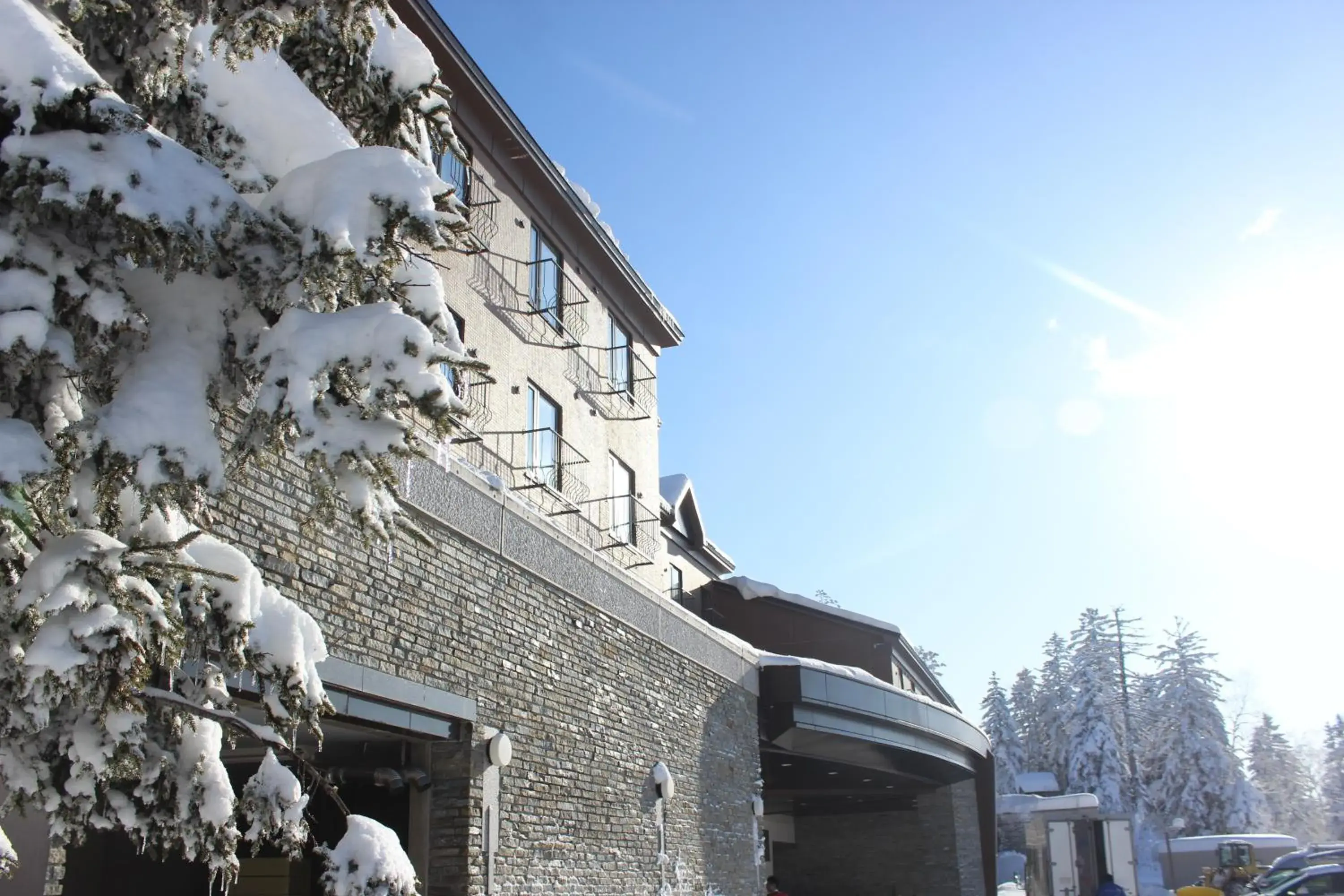 Property building, Winter in Asahidake Onsen Hotel Bear Monte