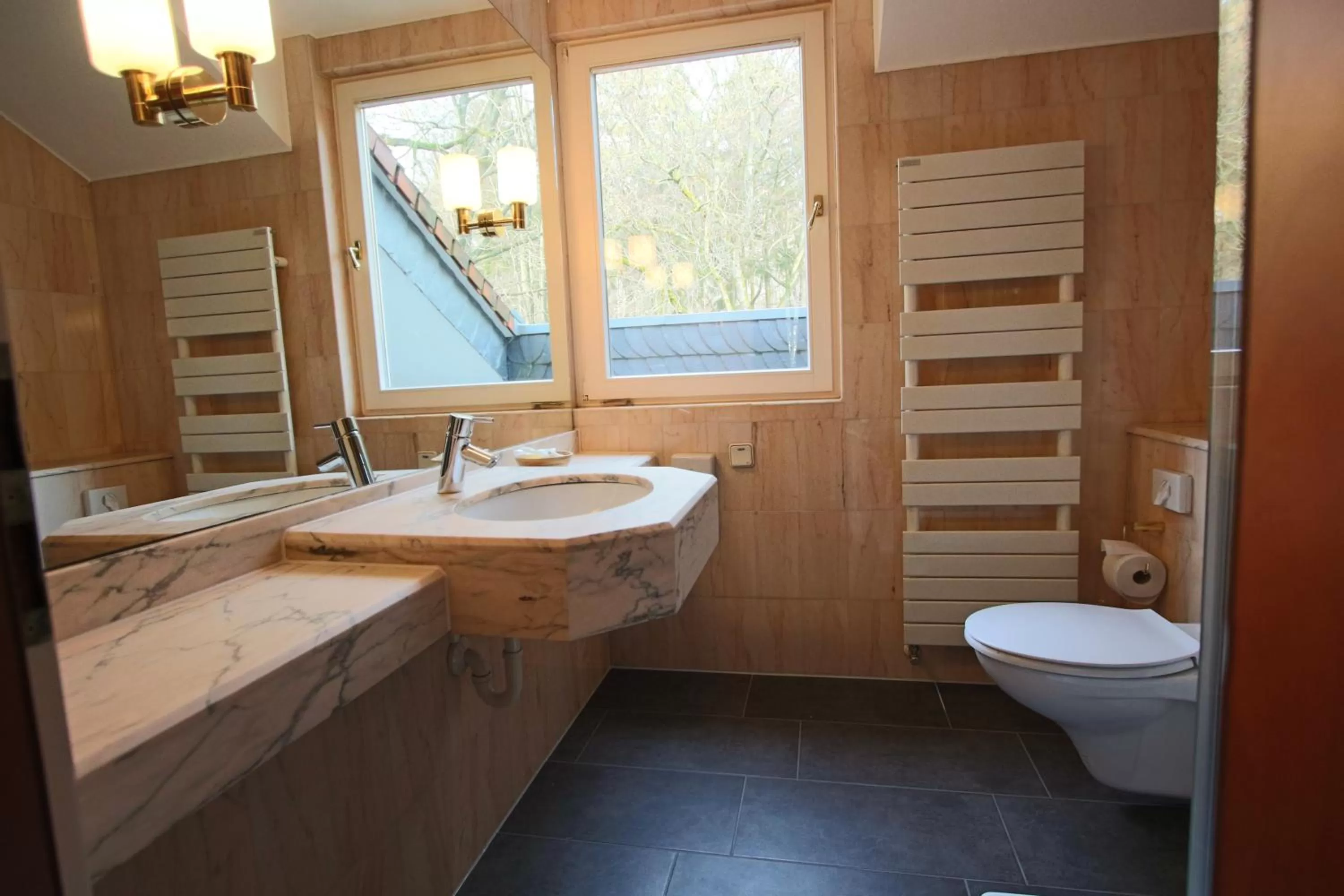 Bathroom in Hardtwald Hotel