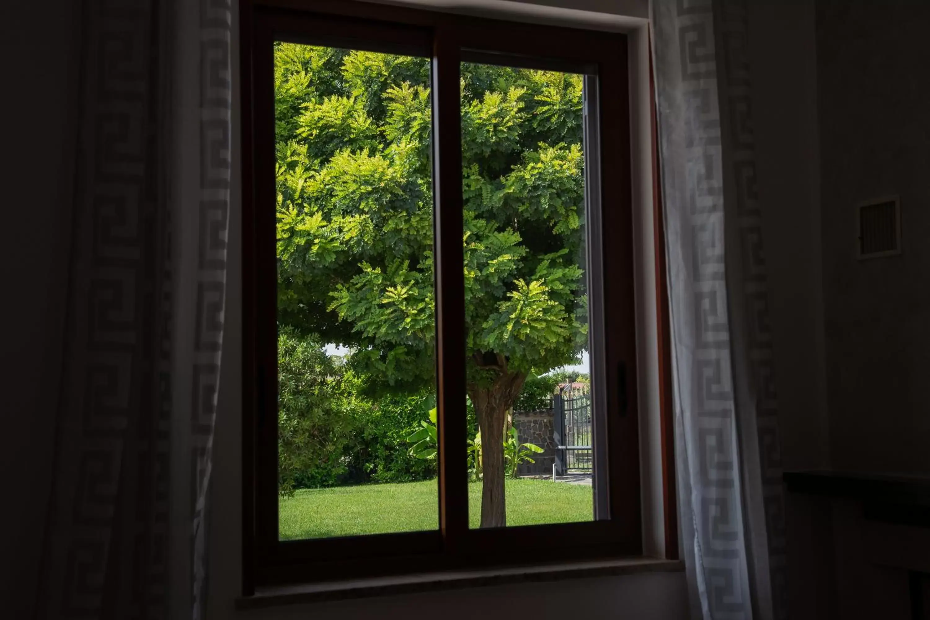 Garden view in B&B Villa dei Sogni