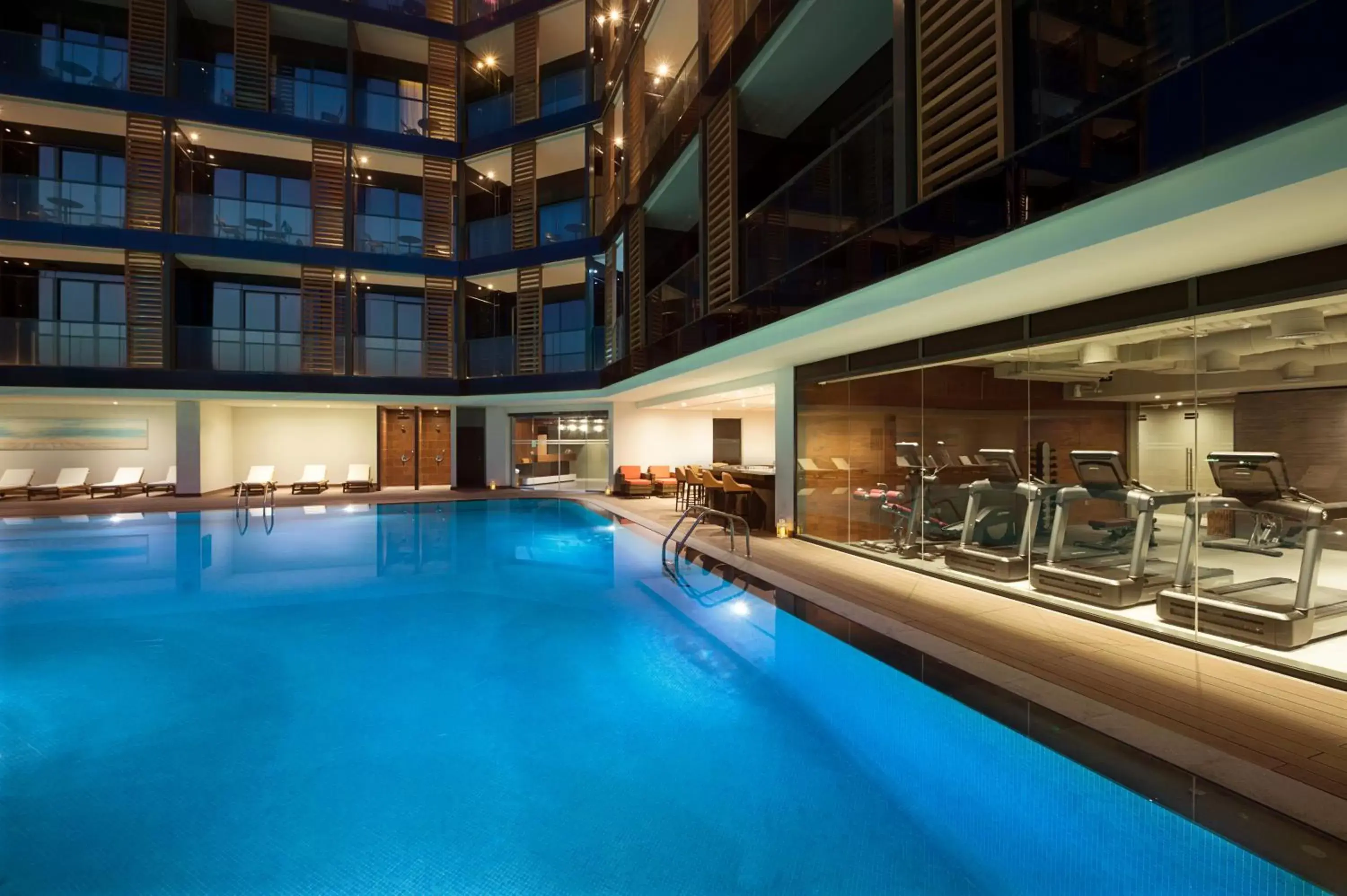 Swimming pool in Wyndham Garden Ajman Corniche Swimming pool in Wyndham Garden Ajman Corniche