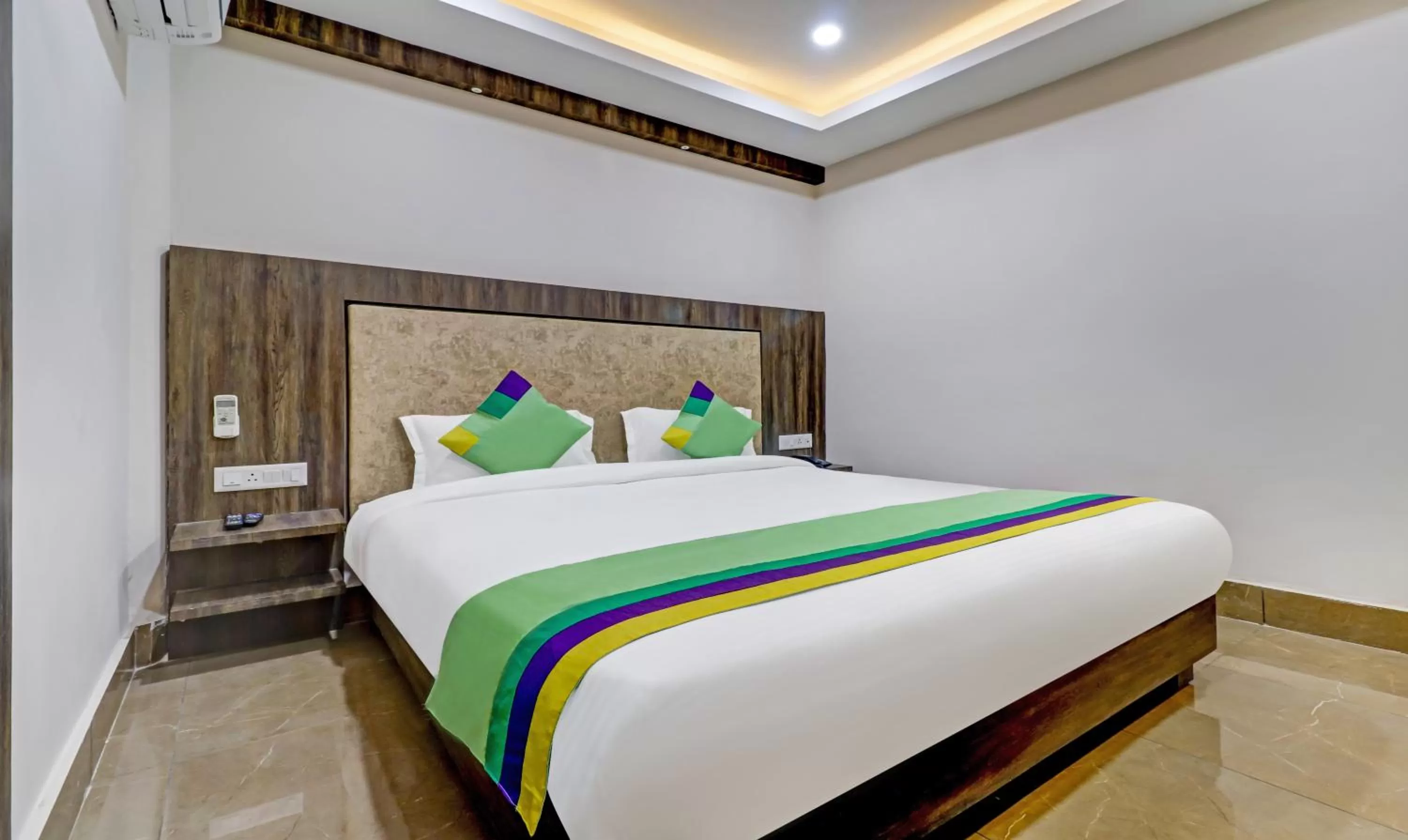 Bed in Hotel Bikalal, Bikaner