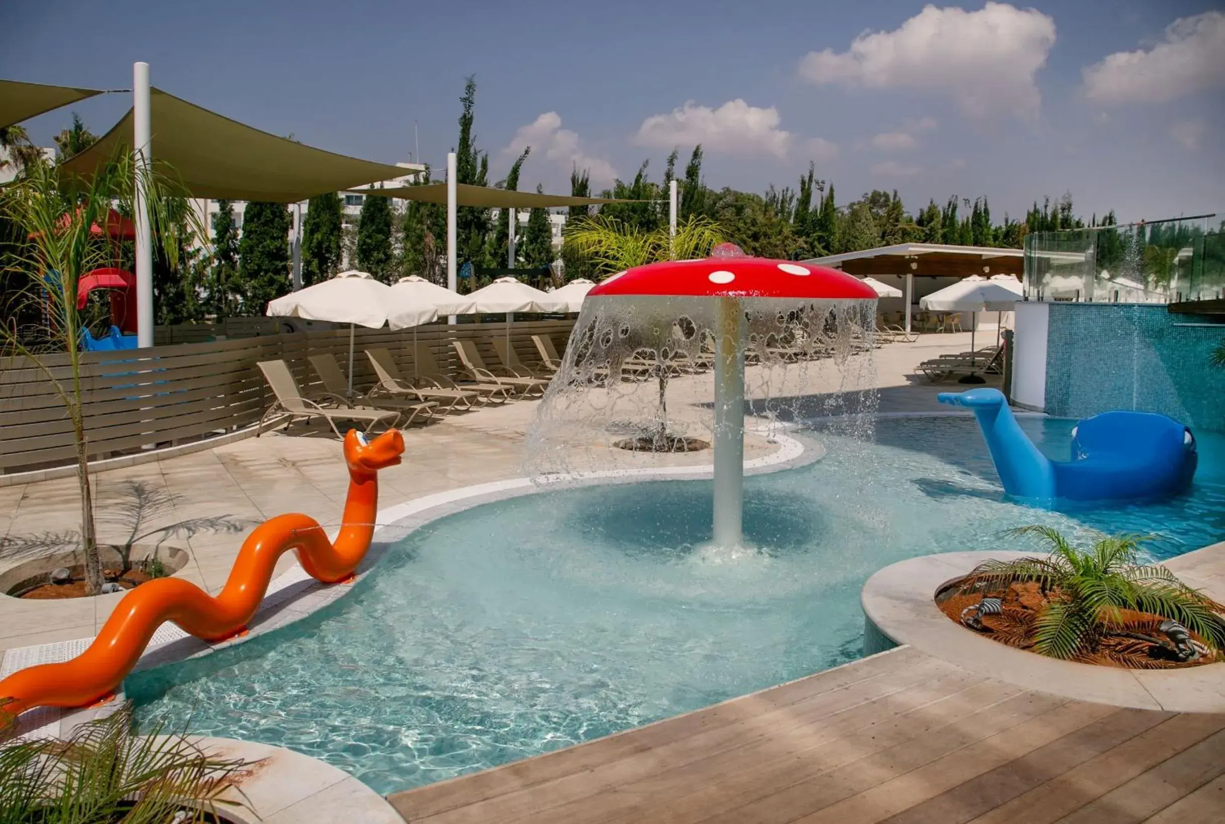 Swimming pool, Water Park in Asterias Beach Hotel