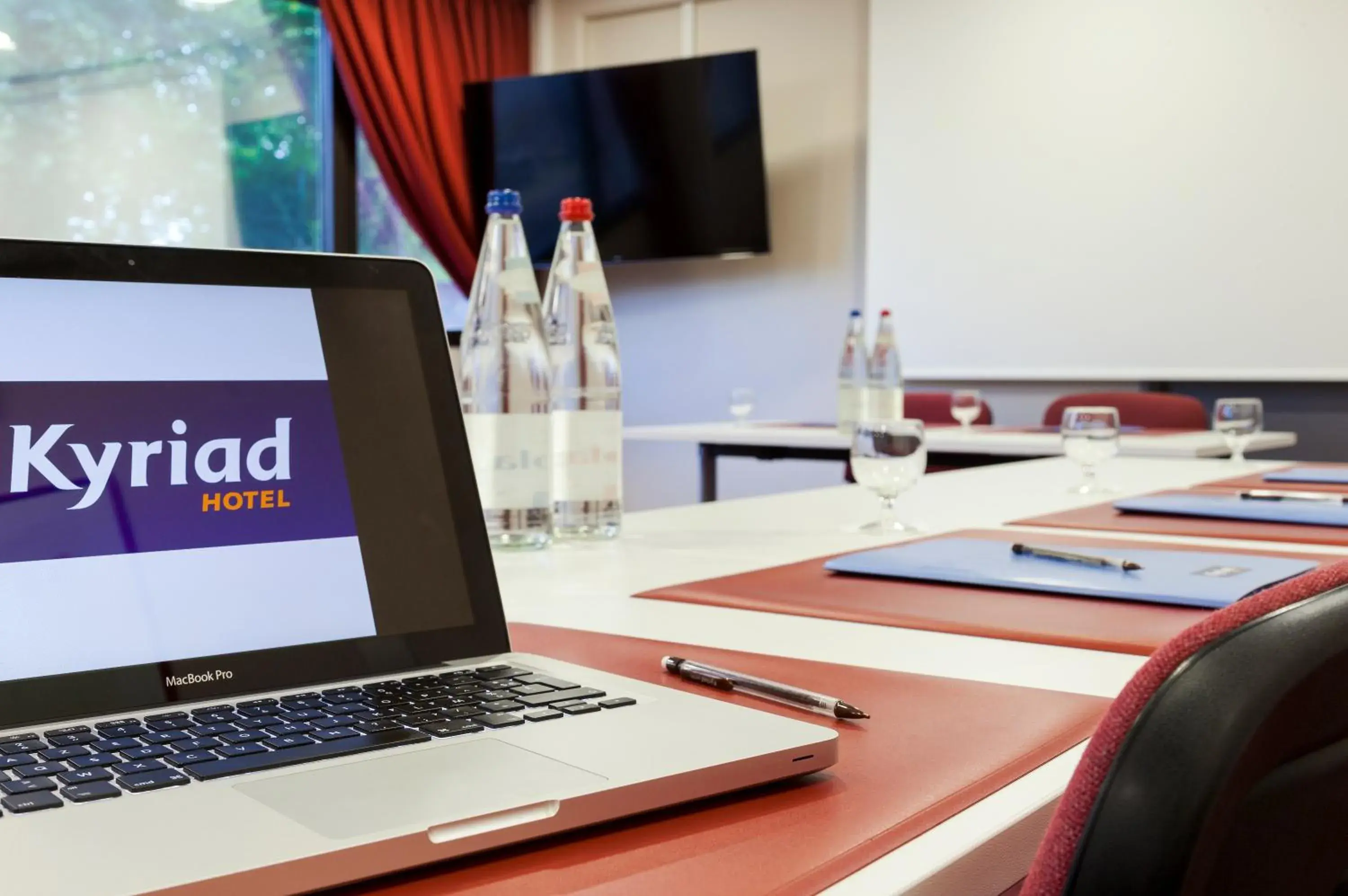 Meeting/conference room, TV/Entertainment Center in Kyriad Hotel Strasbourg Lingolsheim