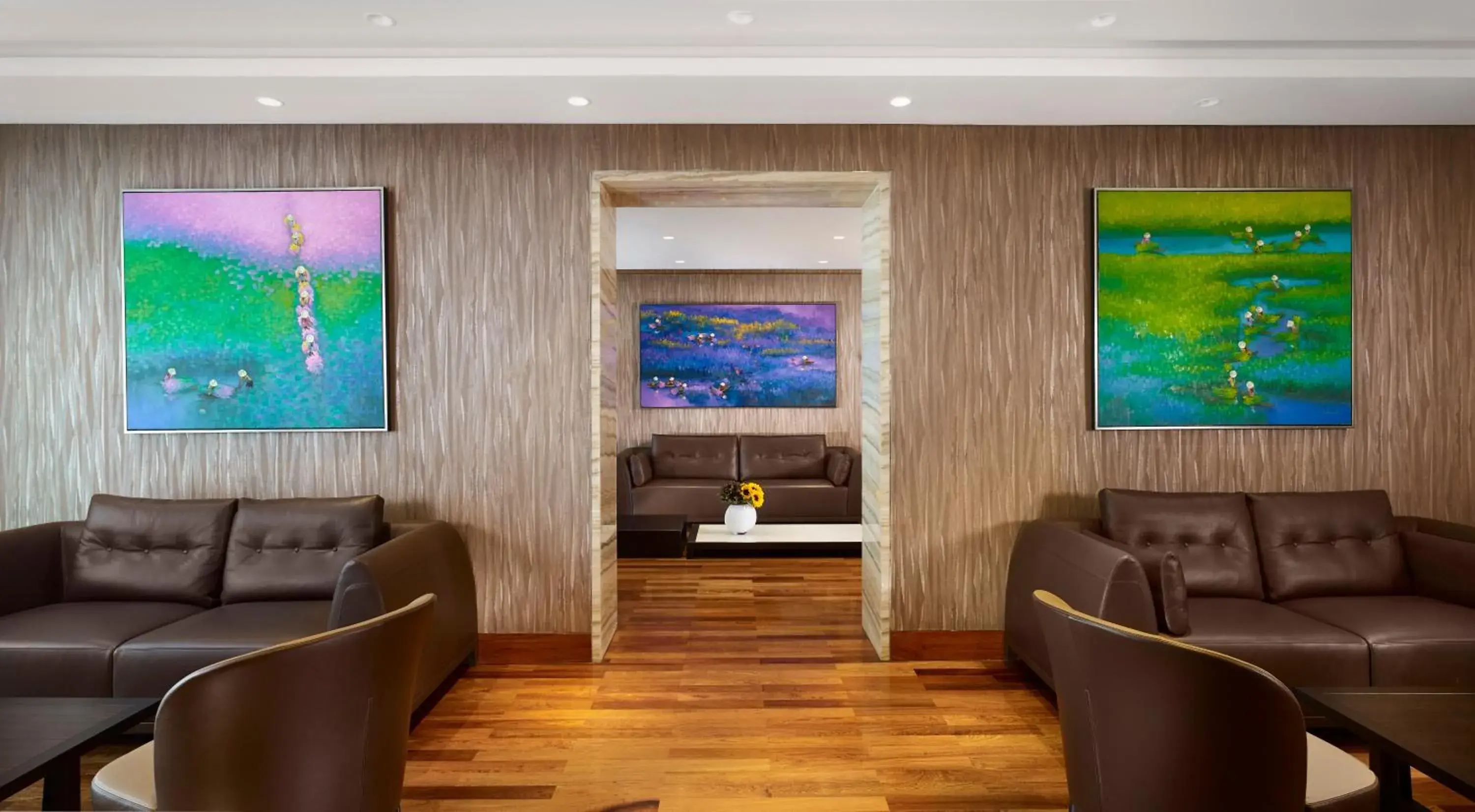 Communal lounge/ TV room, Seating Area in The Reverie Saigon Residential Suites
