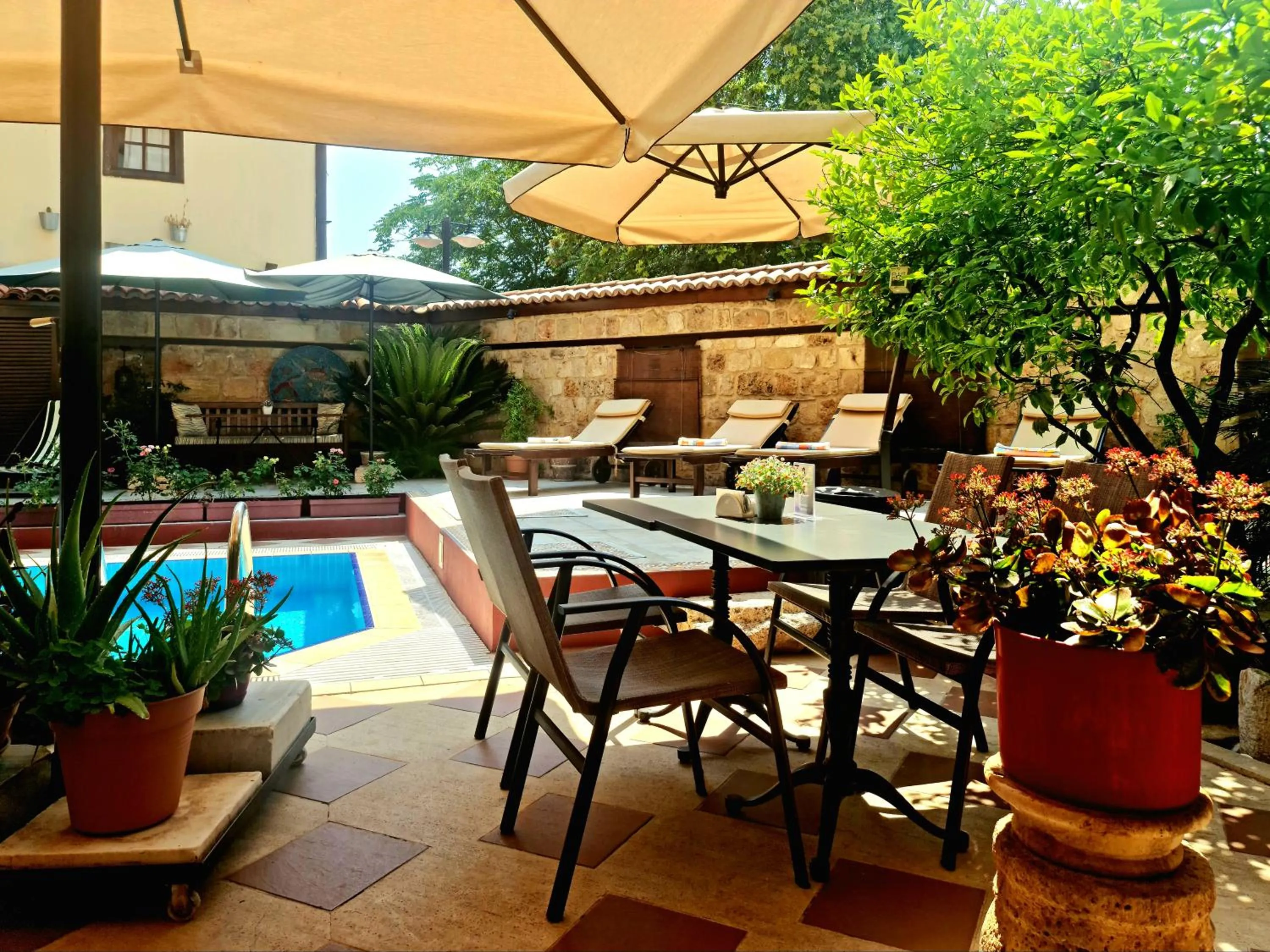 Patio in Eski Masal Hotel - Special Class