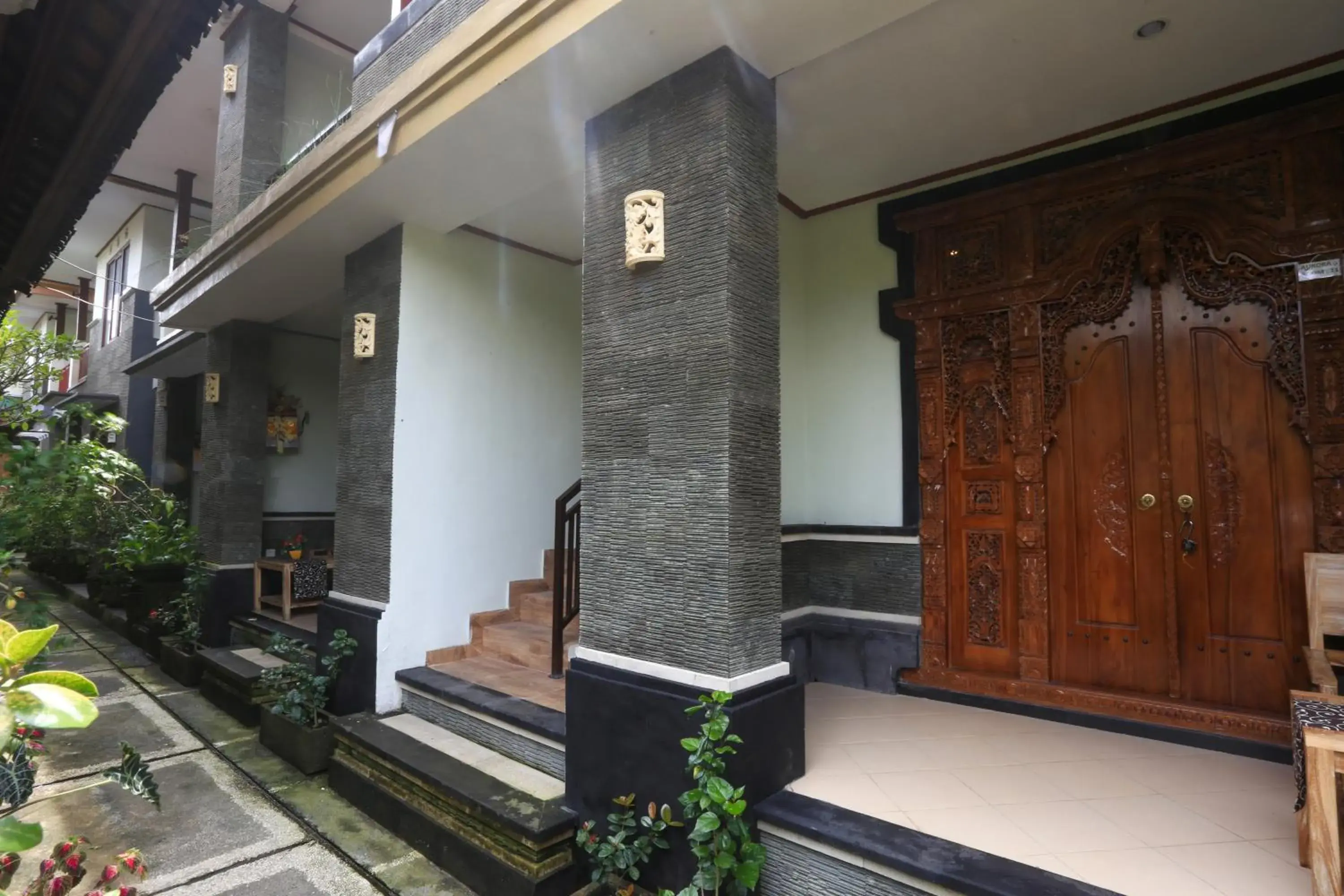 Facade/entrance in Aurora House Ubud