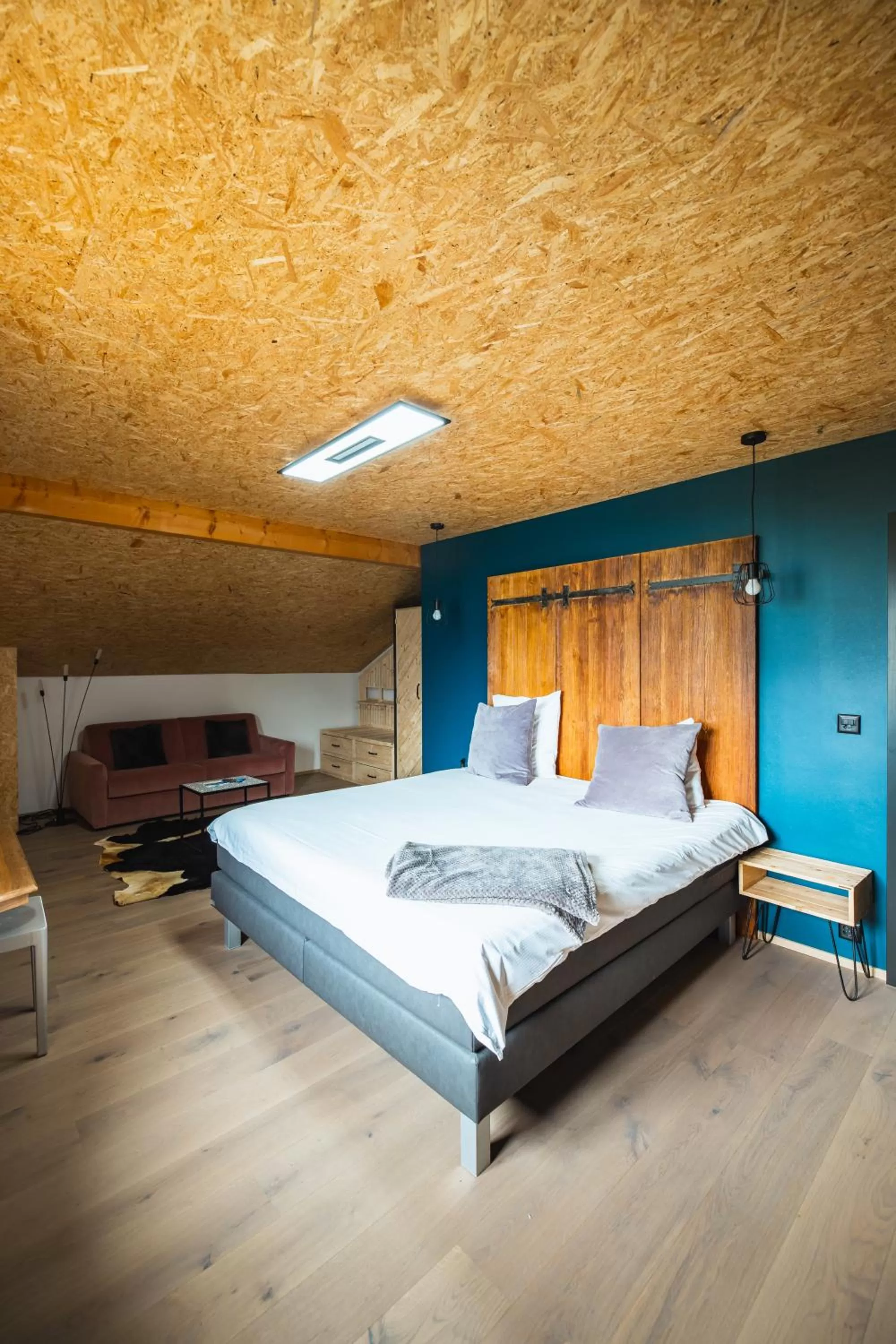 Bed in B&B La Forge de Diogne - luxury and cosy alpine lodge