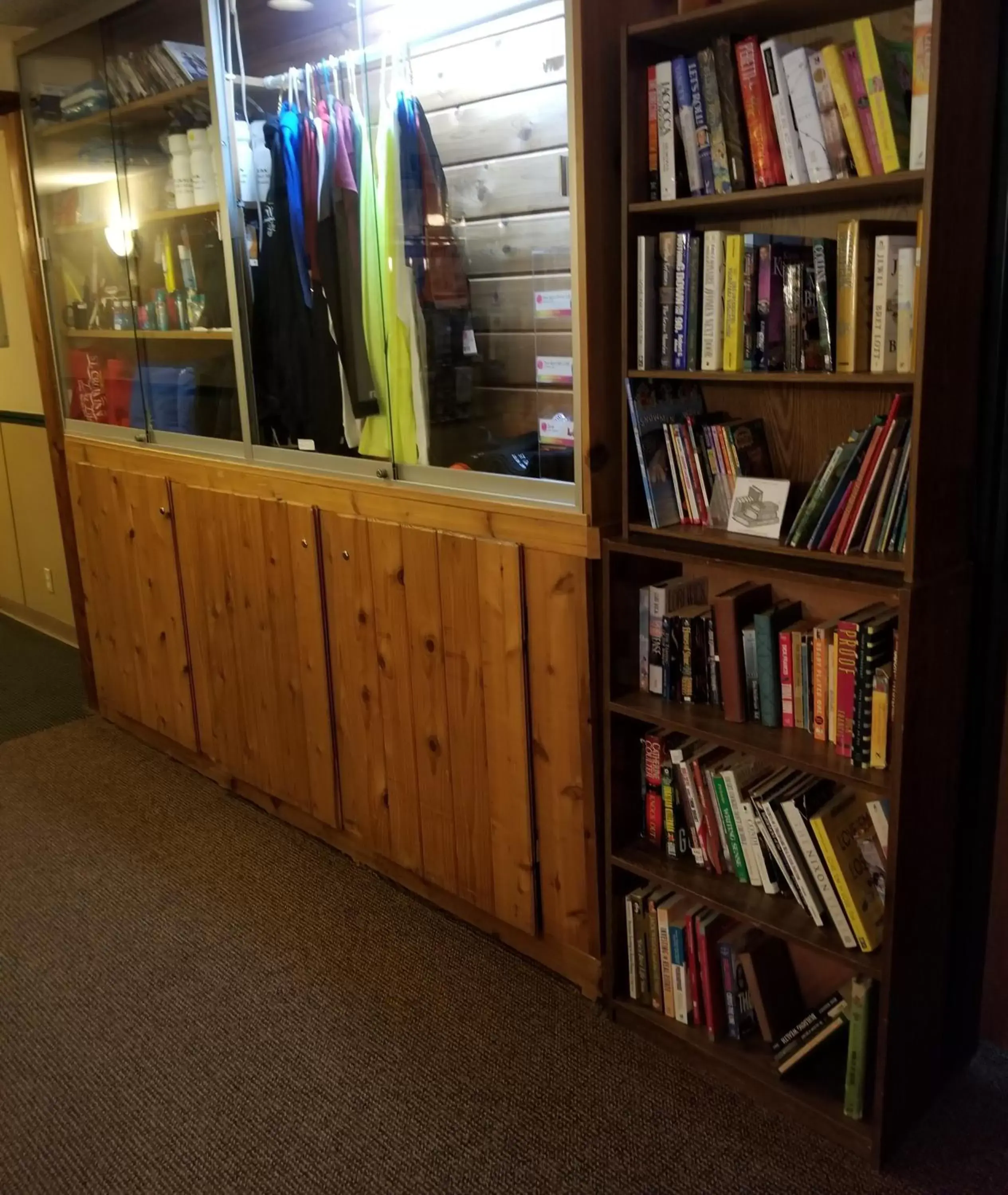 Library in St. Croix Inn