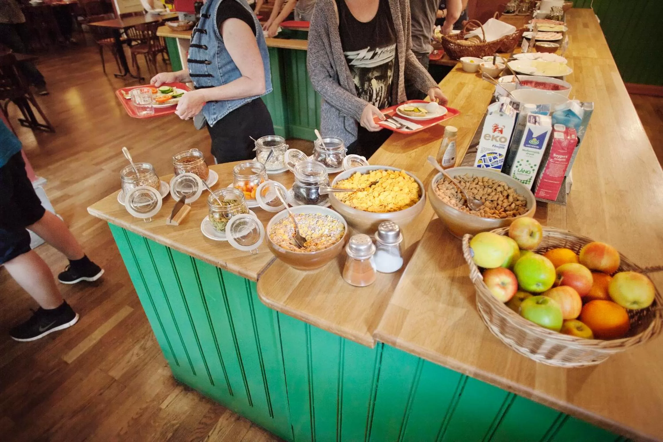 Buffet breakfast in STF Zinkensdamm Hostel