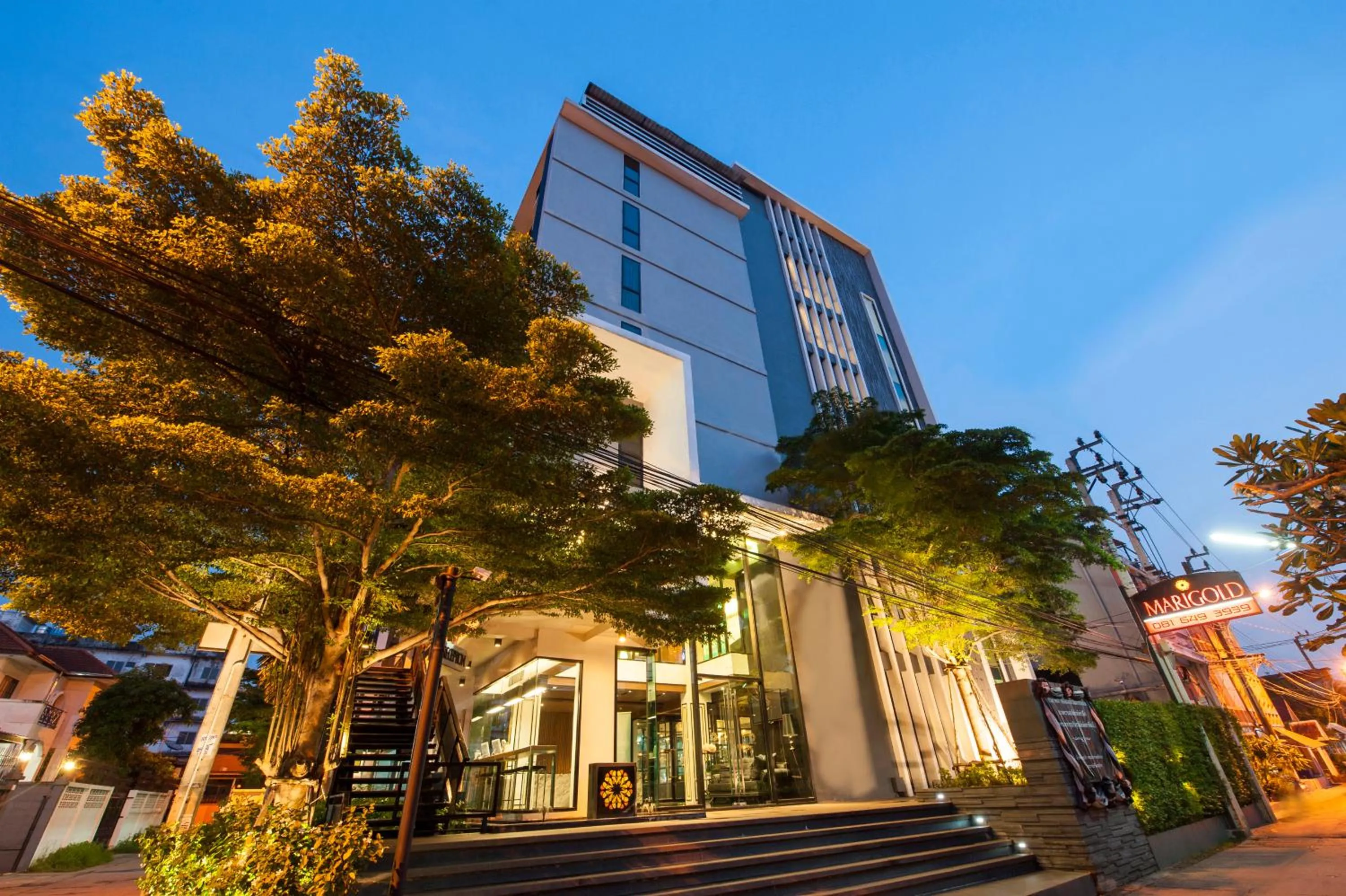 Facade/entrance in Marigold Sukhumvit - Free Shuttle to BTS Bearing Station