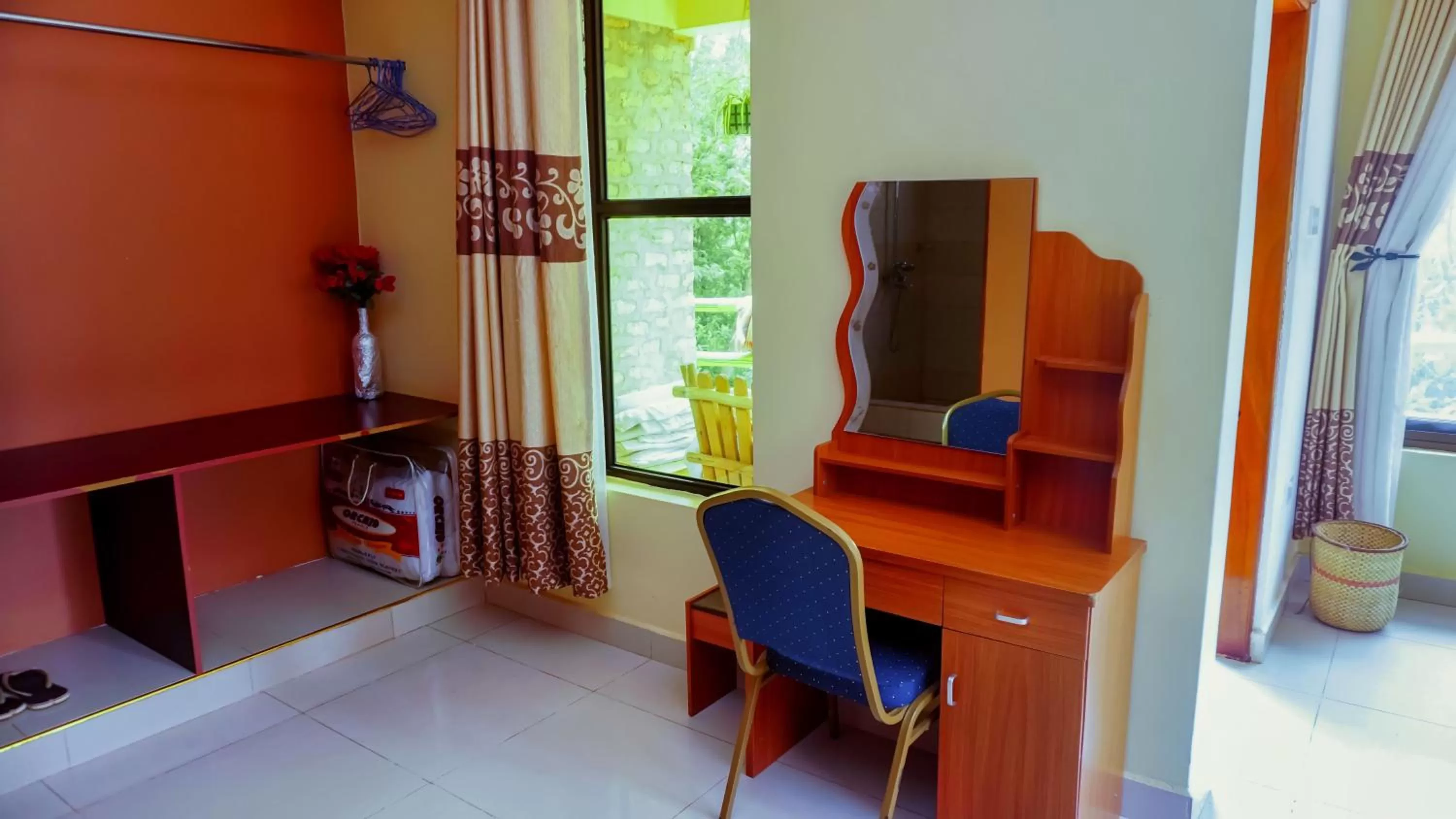 Seating area in Bunyonyi Overland Resort